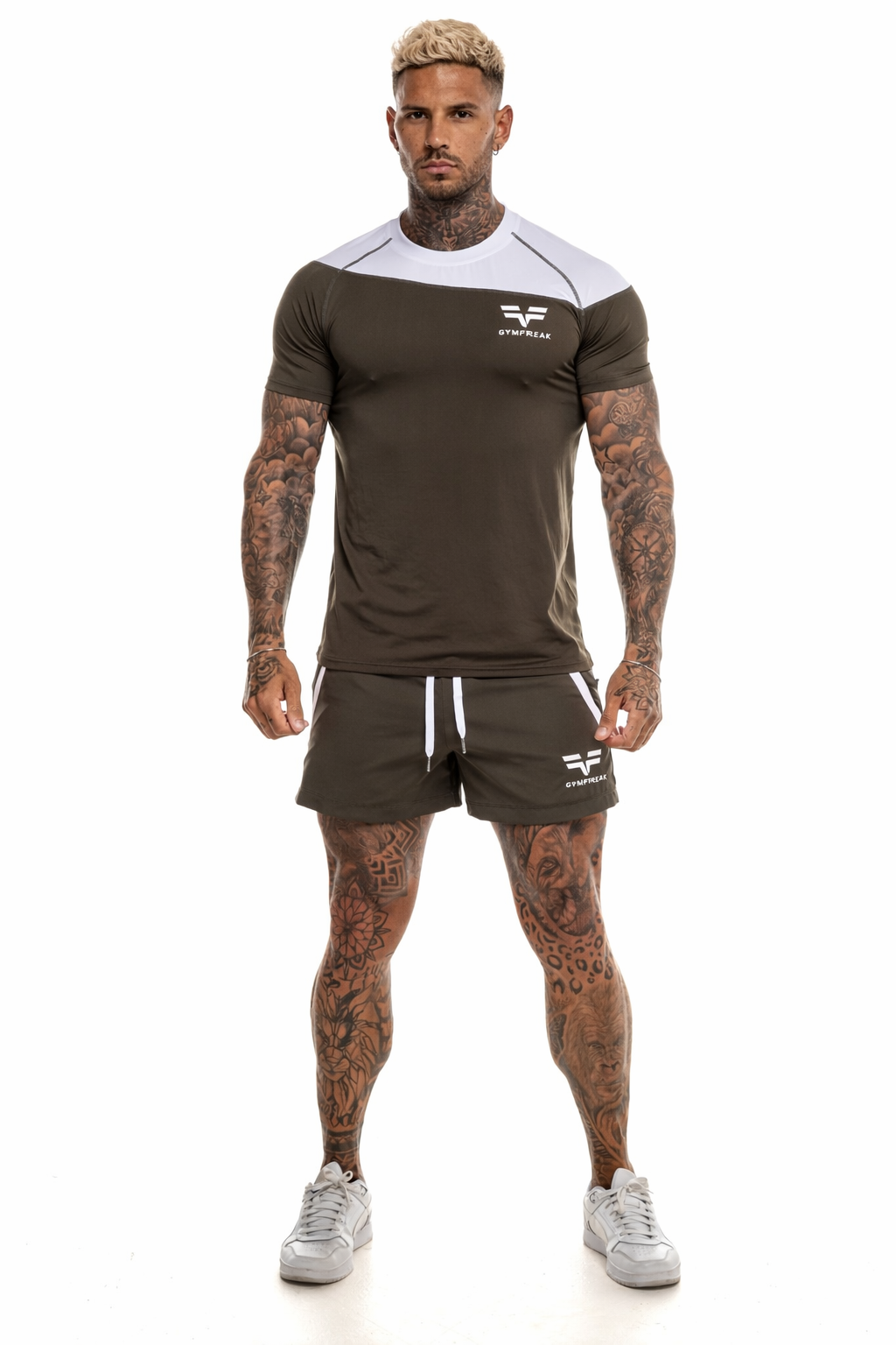 T-Shirt GYMFREAK Pro Homme - Khaki