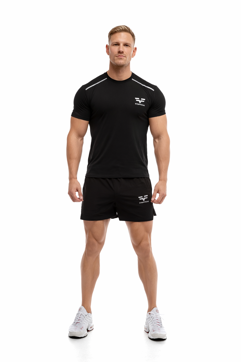 Short GYMFREAK Fusion Homme - Noir - 3.5 pouces/8.89cms