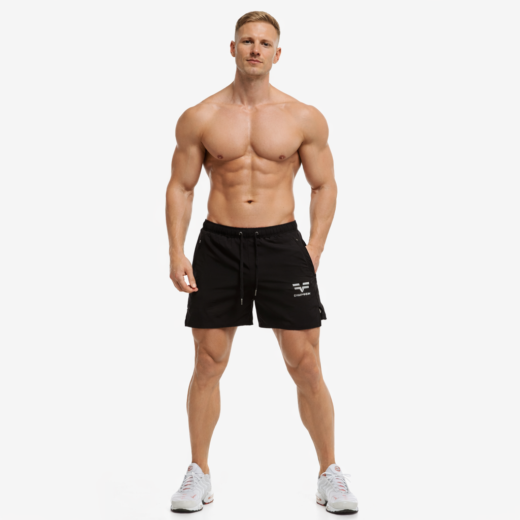 Short GYMFREAK Fusion Homme - Noir - 3.5 pouces/8.89cms