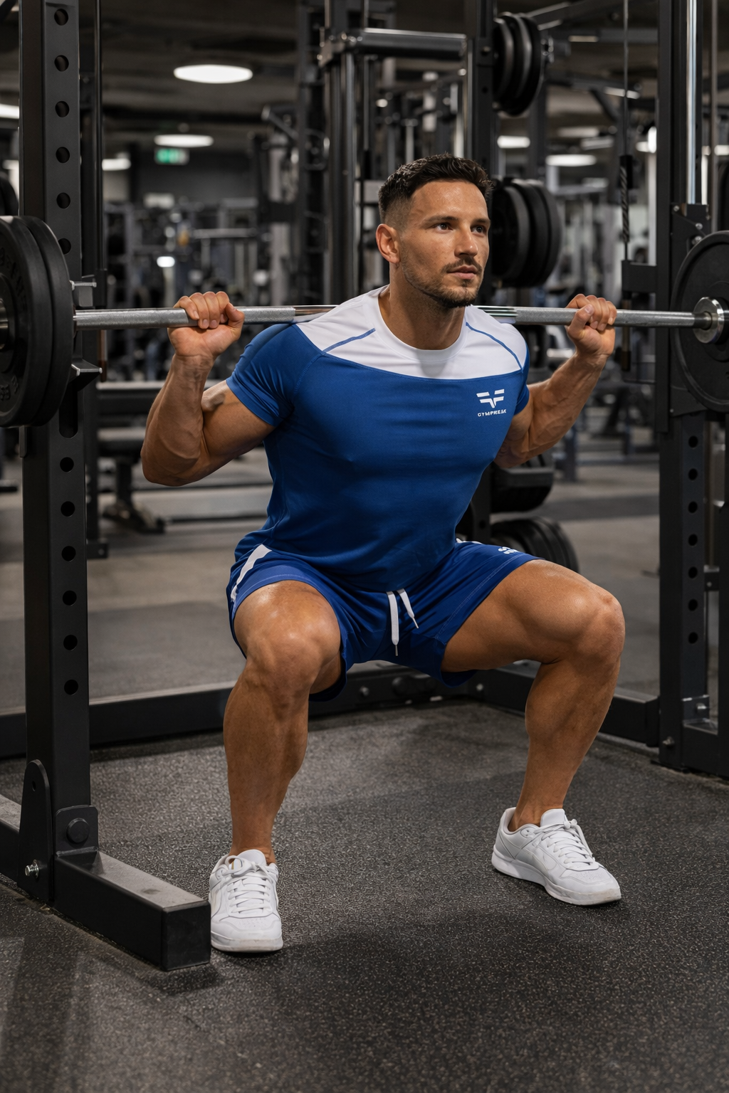 Short GYMFREAK Pro Homme - Bleu - 3.5 pouces/8.89cms