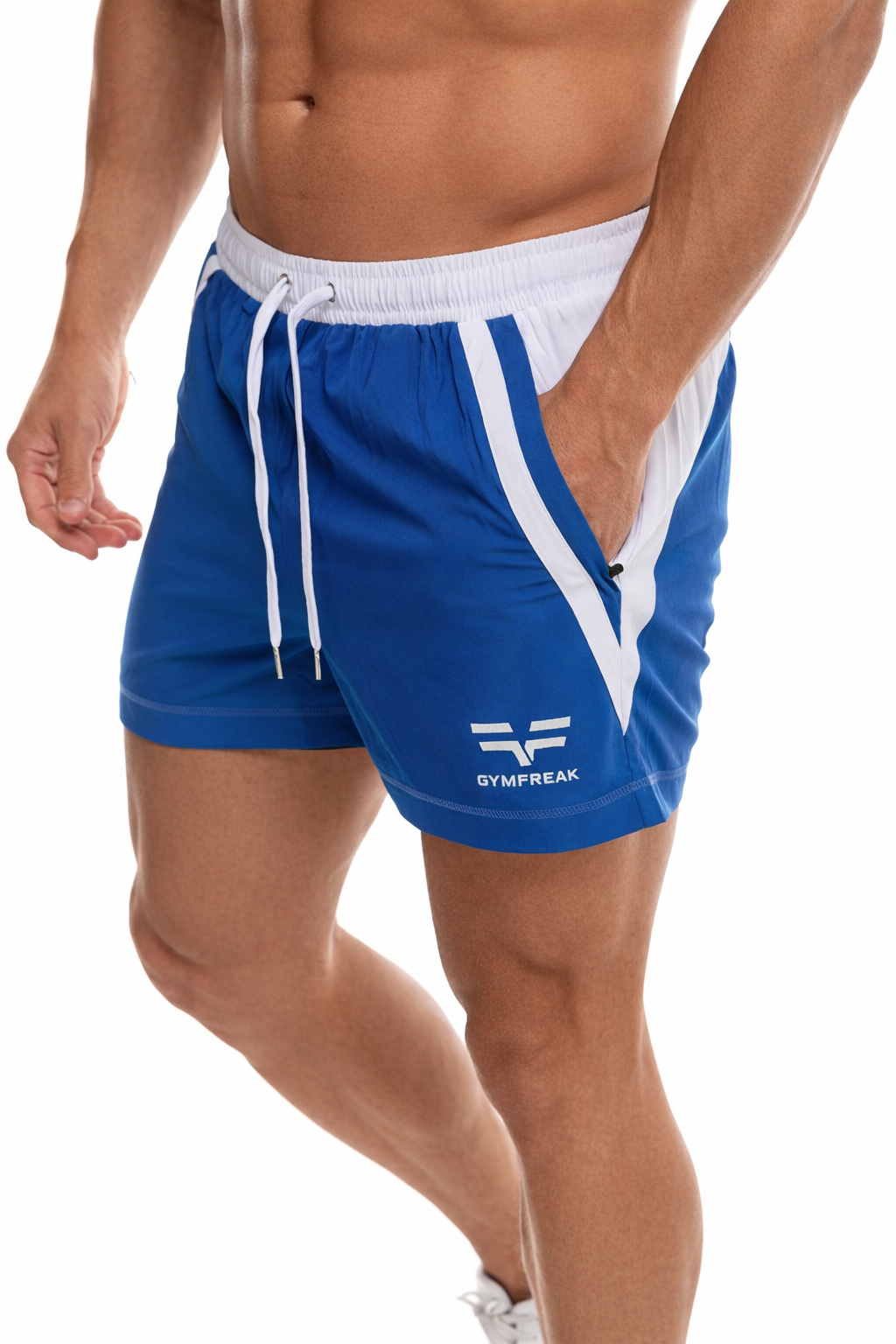 Short GYMFREAK Pro Homme - Bleu - 3.5 pouces/8.89cms