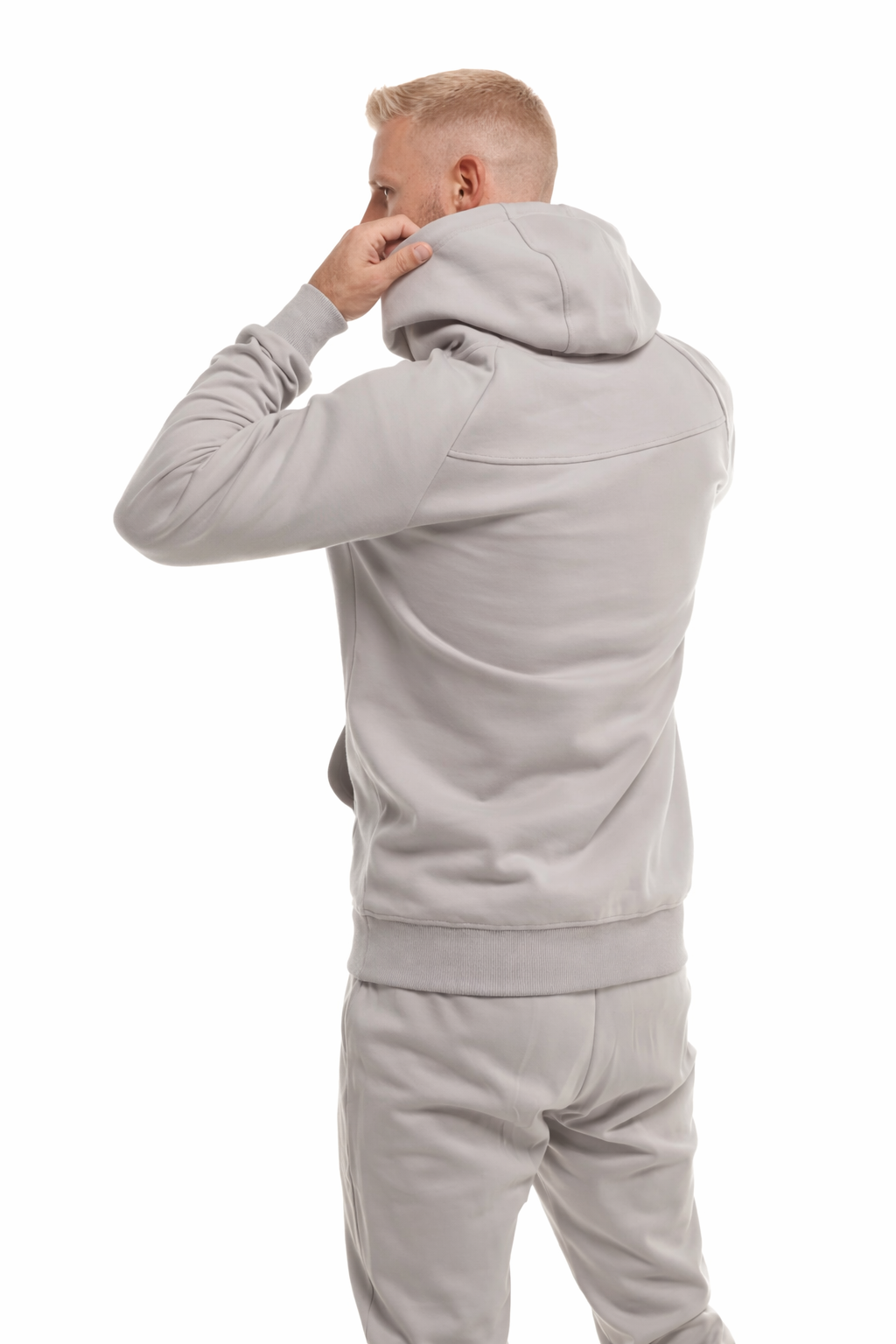 Sweat à capuche GYMFREAK Power Homme - Gris Clair