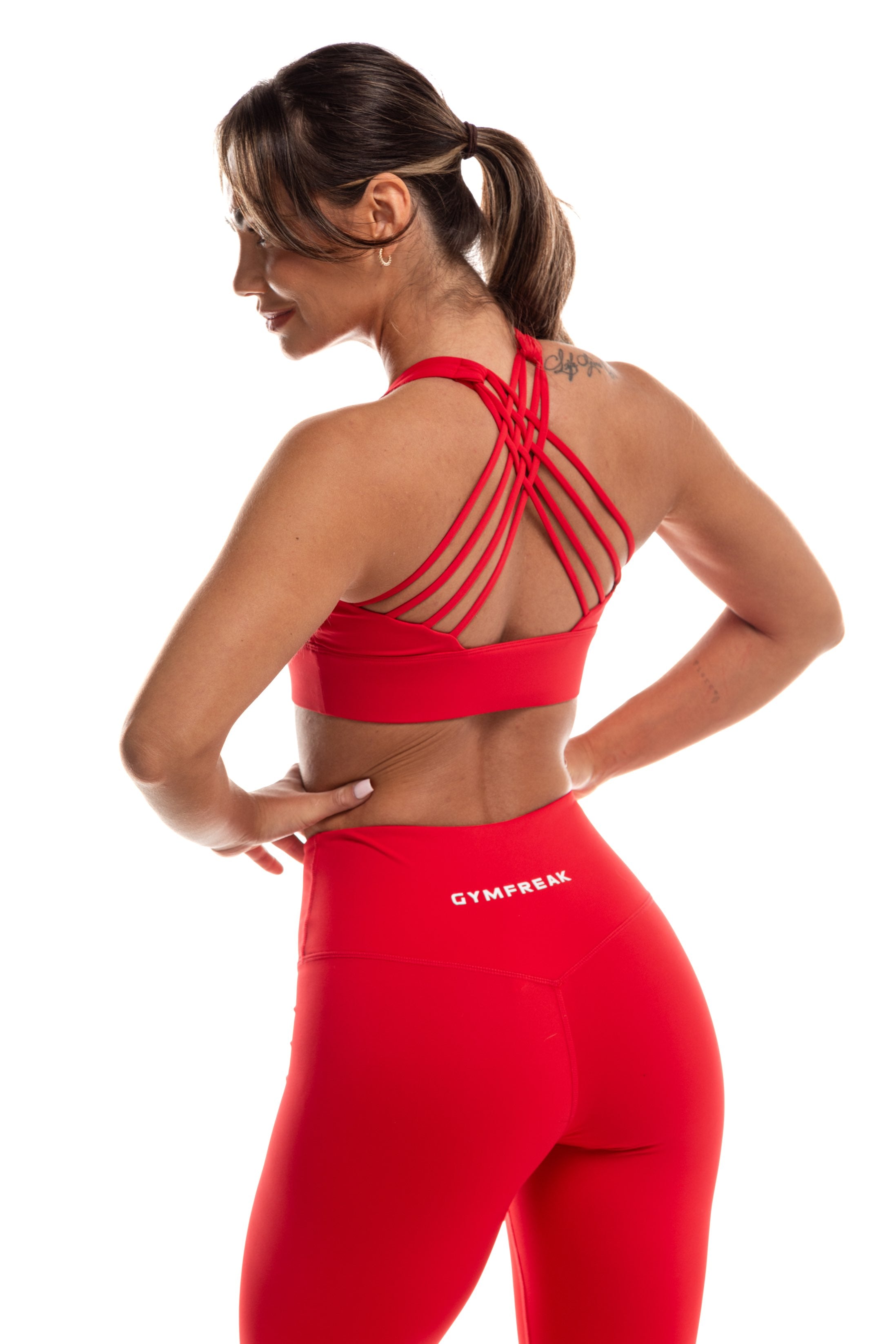 Legging GymFreak Vision Femme - Rouge