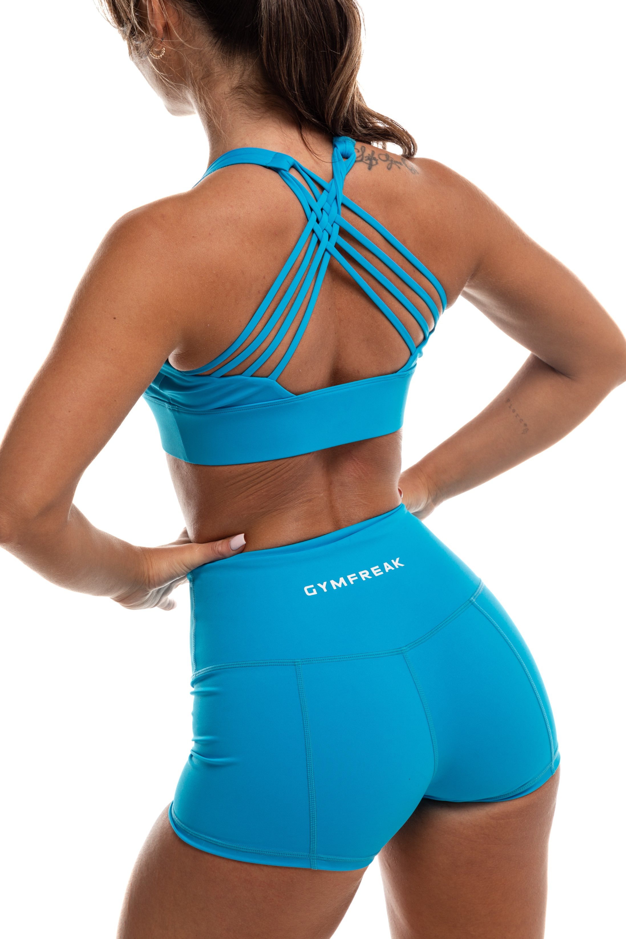 Short GYMFREAK Vision Femme - Bleu Bébé 2 Pouces/5.08 Cms