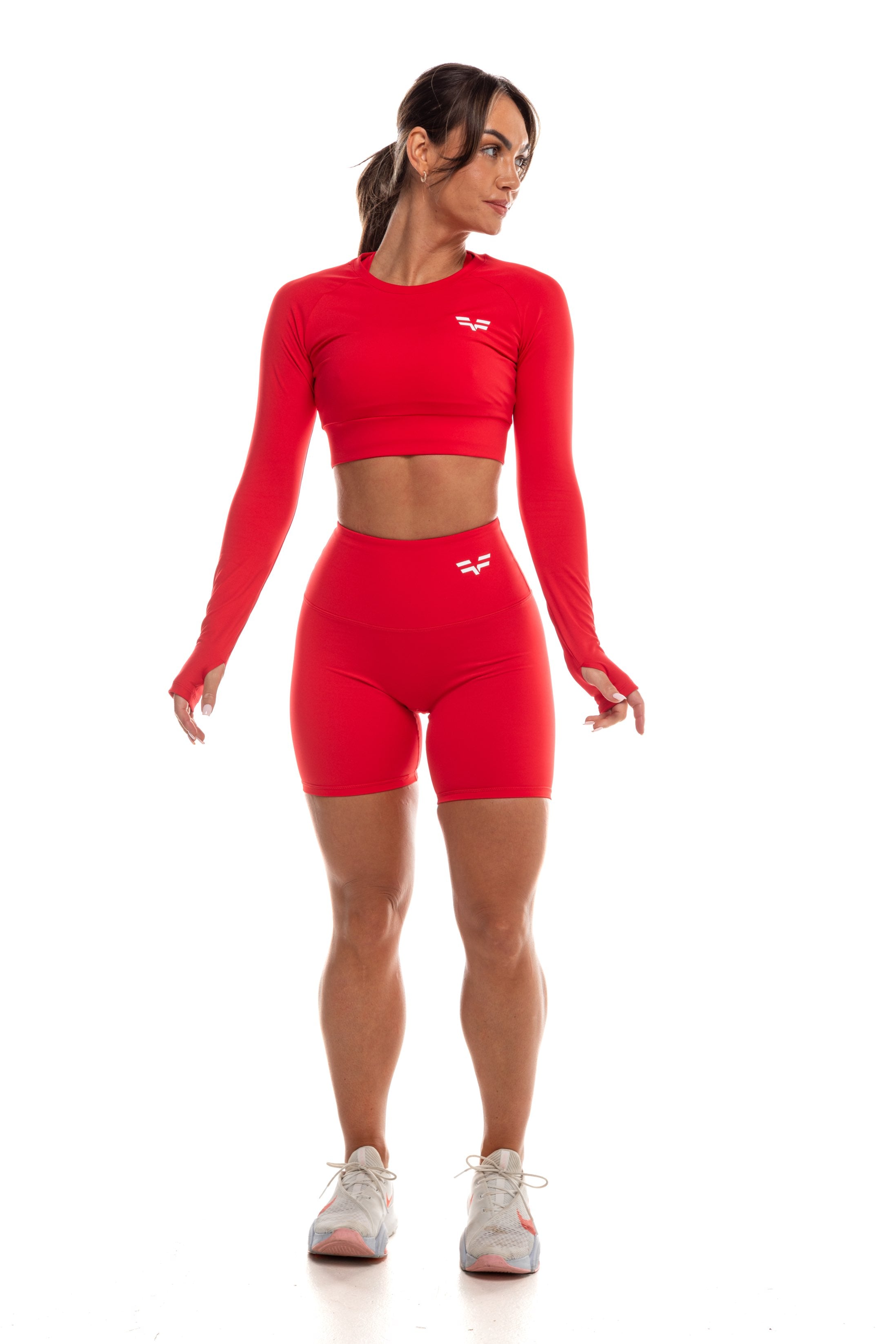 Haut Court GymFreak Vision Femme - Rouge