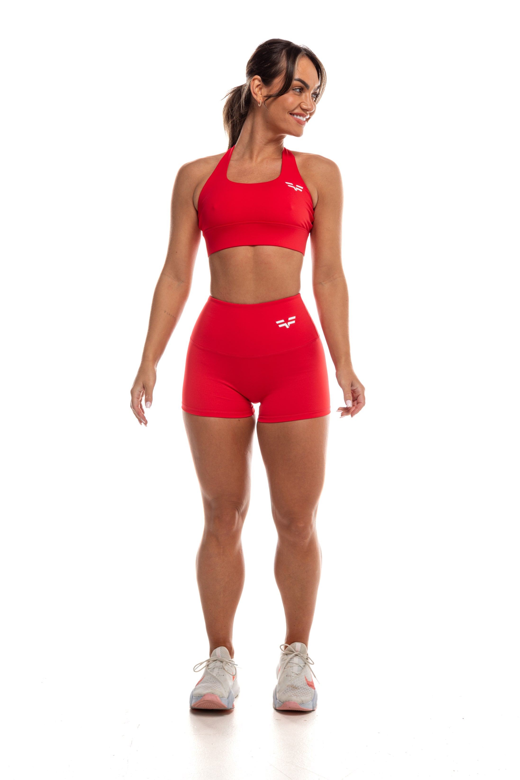 Short GYMFREAK Vision Femme - Rouge 2 Pouces/5.08 cms