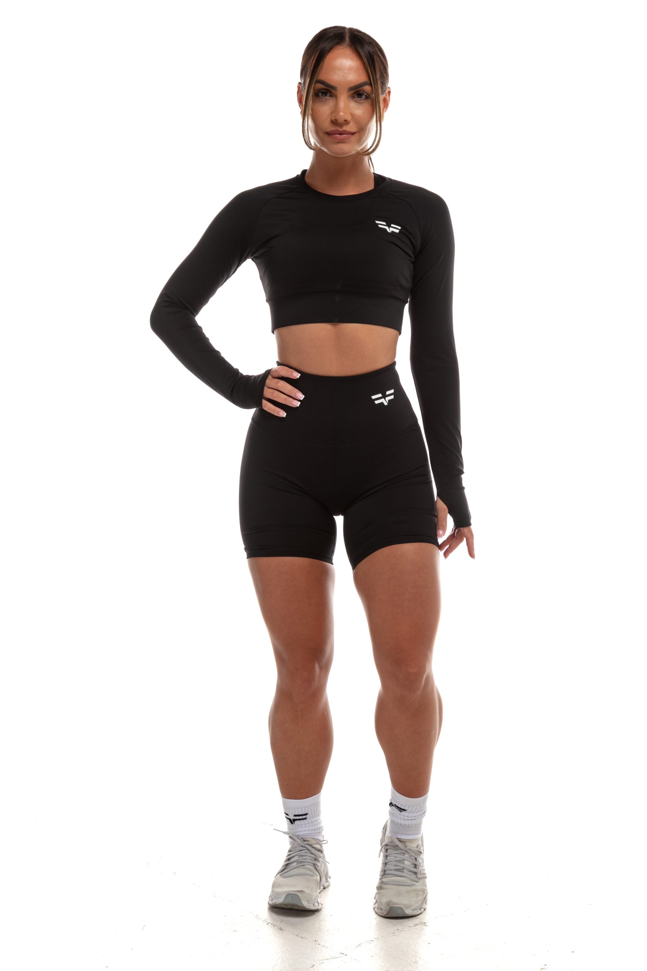 Haut Court GYMFREAK Vision Femme - Noir