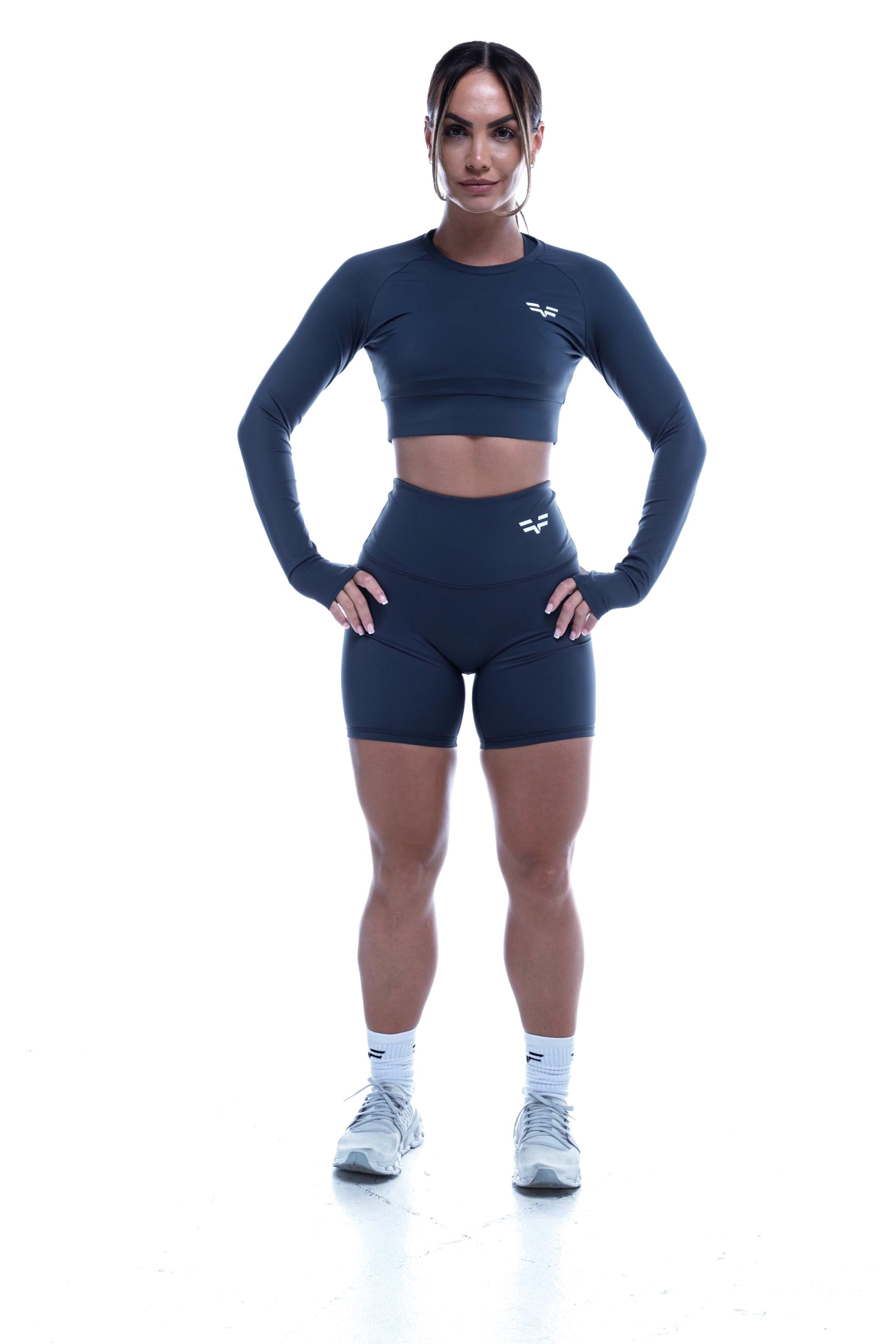 Haut Court GYMFREAK Vision Femme - Bleu