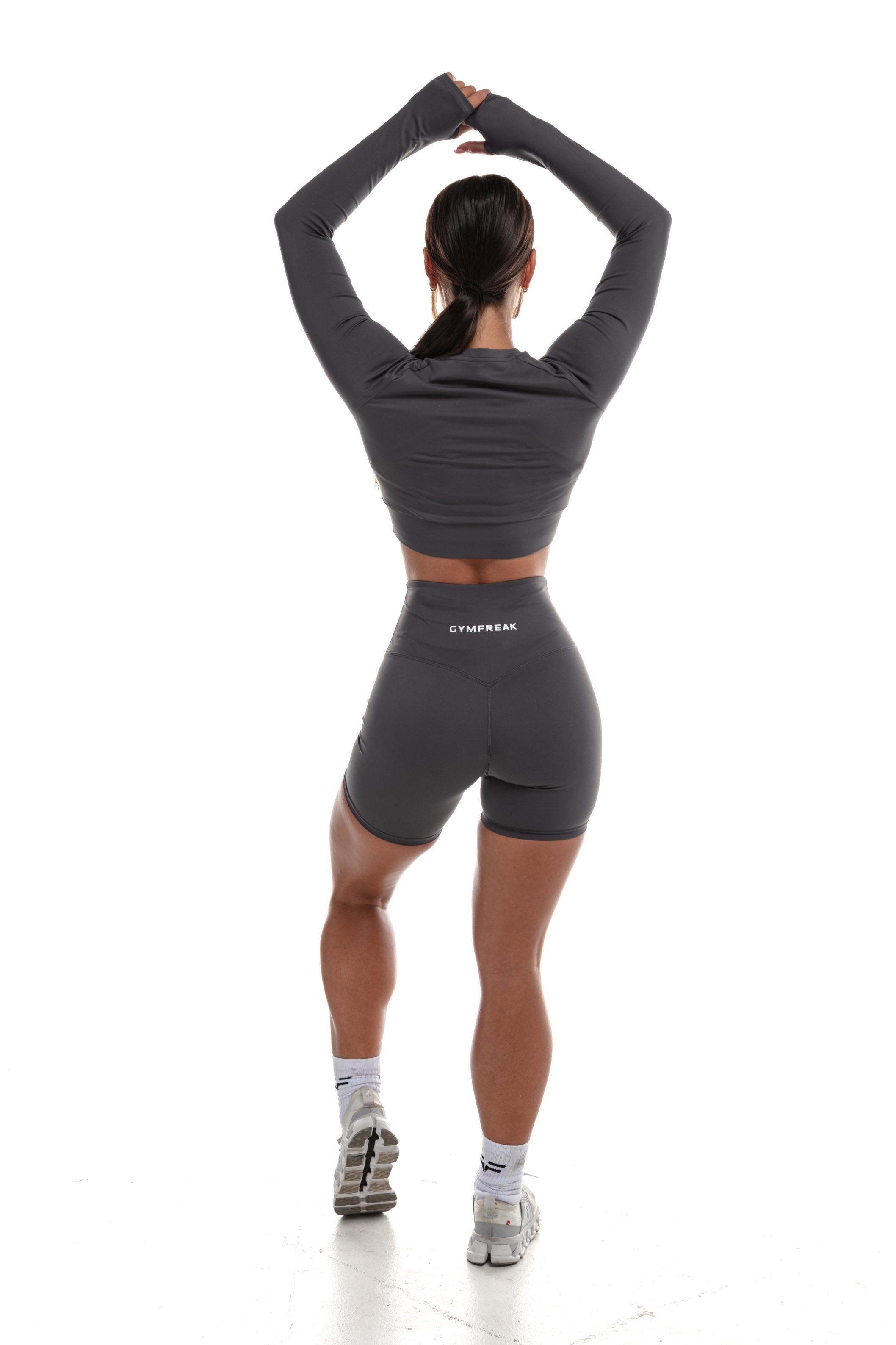 Short GYMFREAK Vision Femme - Gris 6 Pouces/15.24 cms