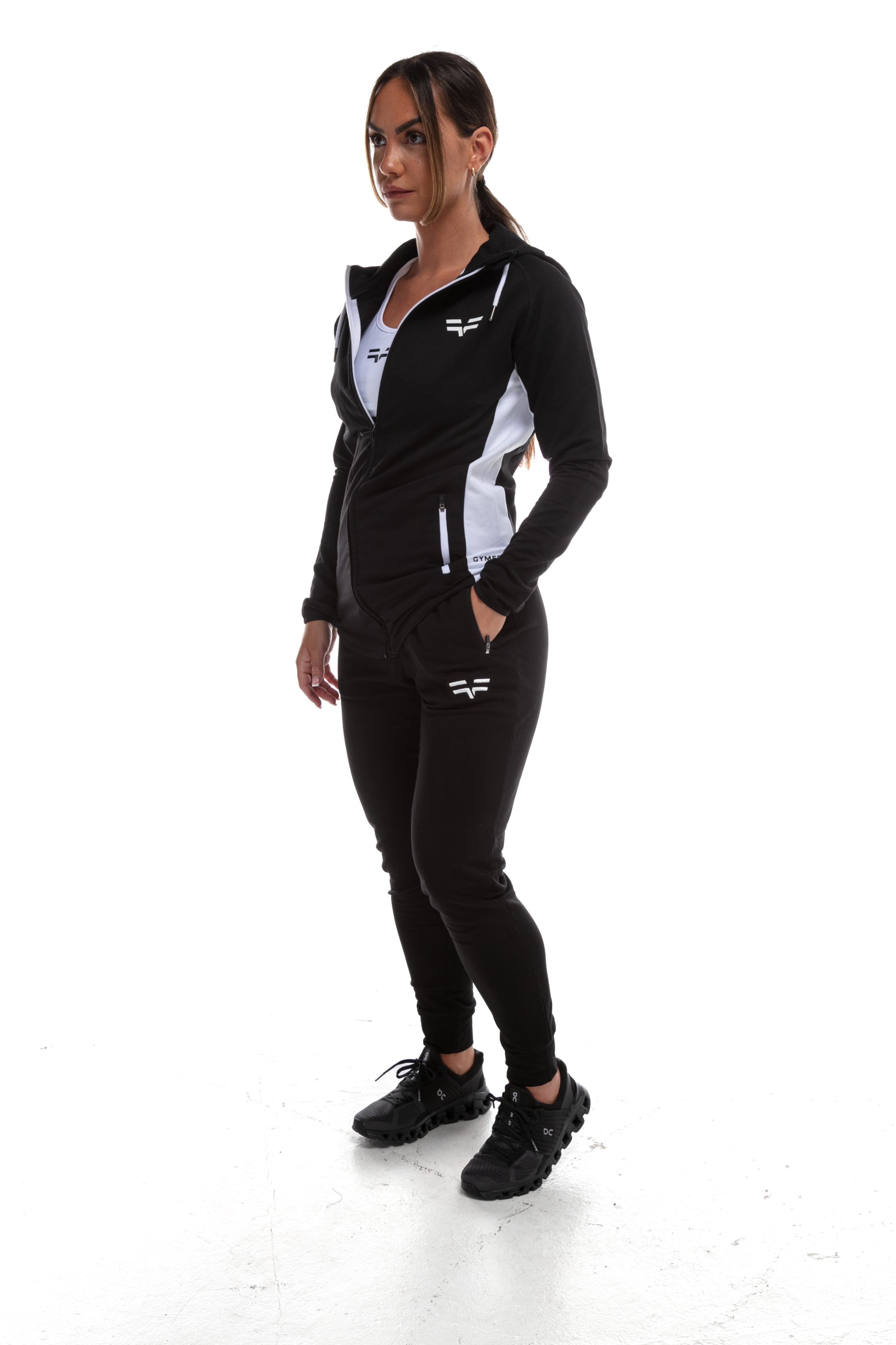Sweat à capuche GYMFREAK Active femme - Noir