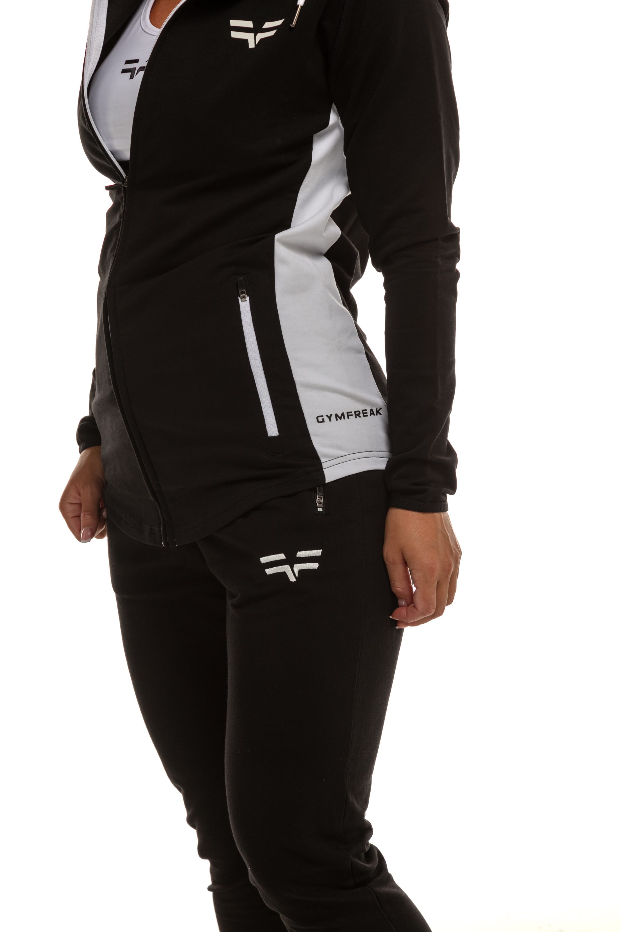 Sweat à capuche GYMFREAK Active femme - Noir