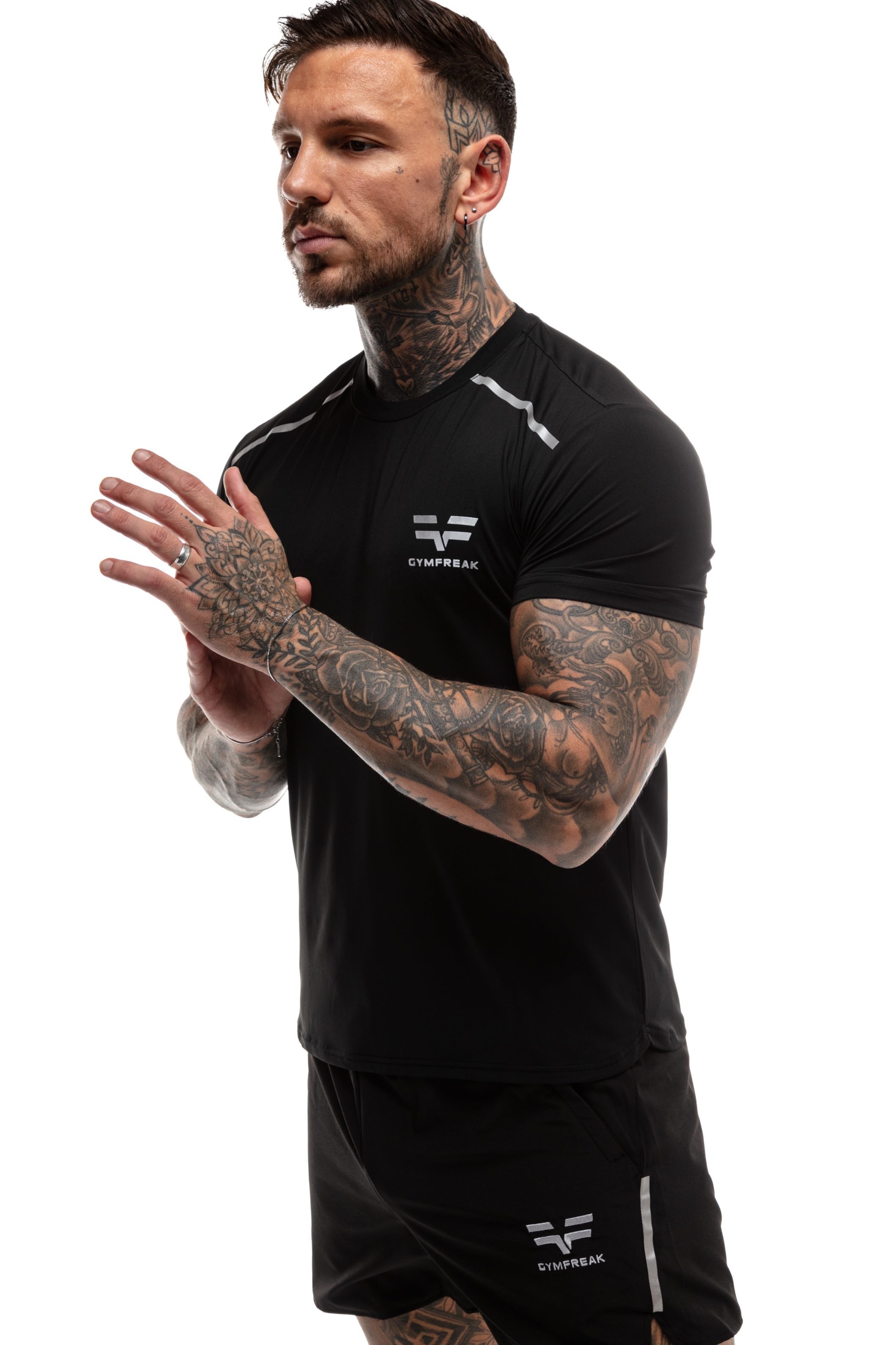 T-Shirt GYMFREAK Fusion Homme - Noir