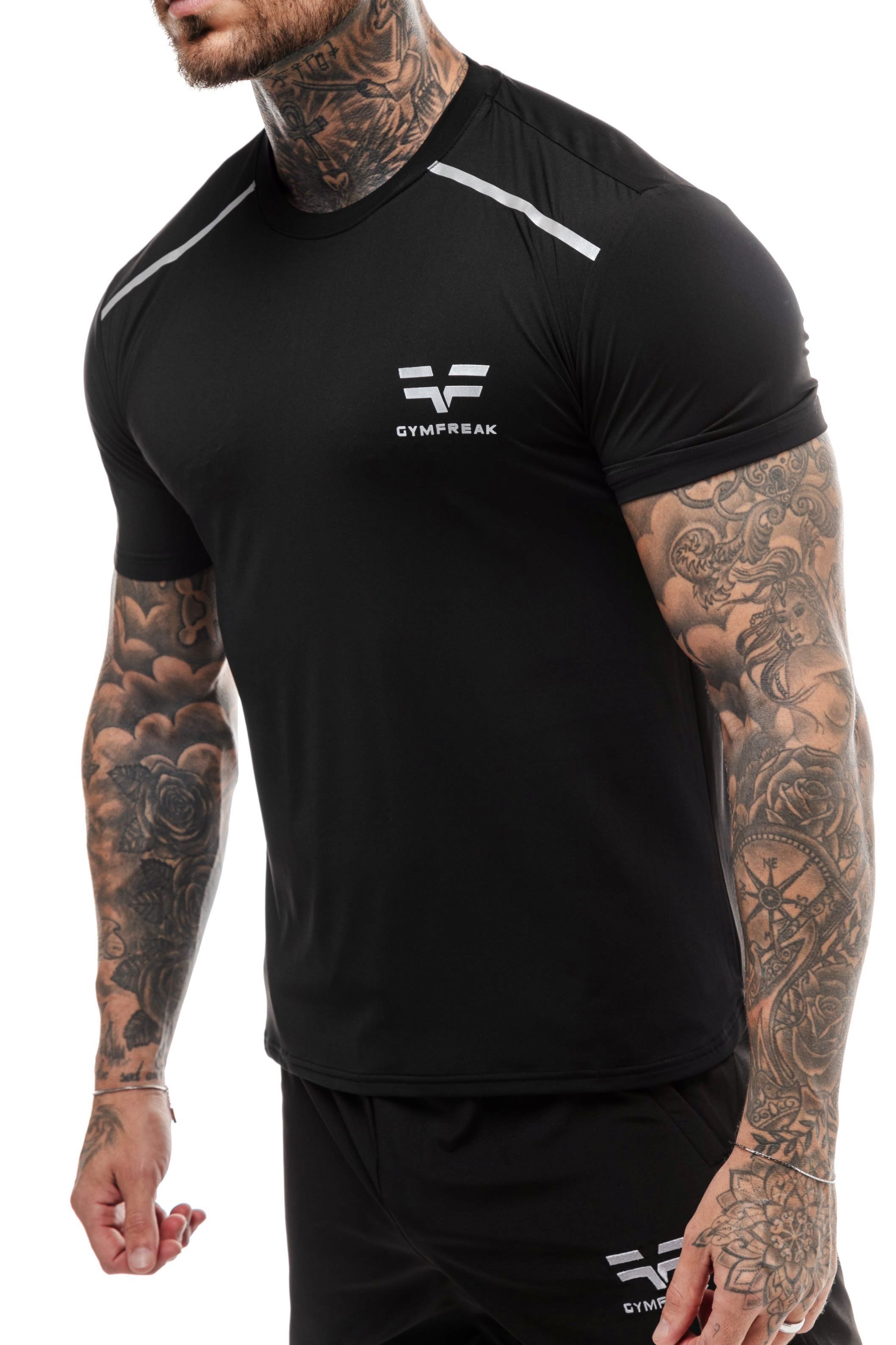 T-Shirt GYMFREAK Fusion Homme - Noir