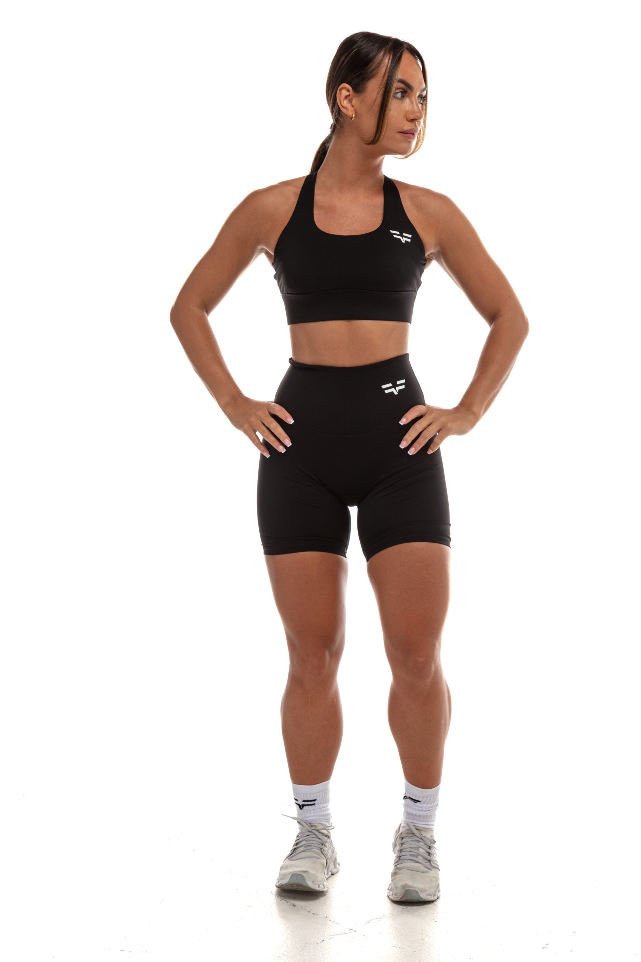 Short GYMFREAK Vision Femme - Noir 6 Pouces/15.24 cms