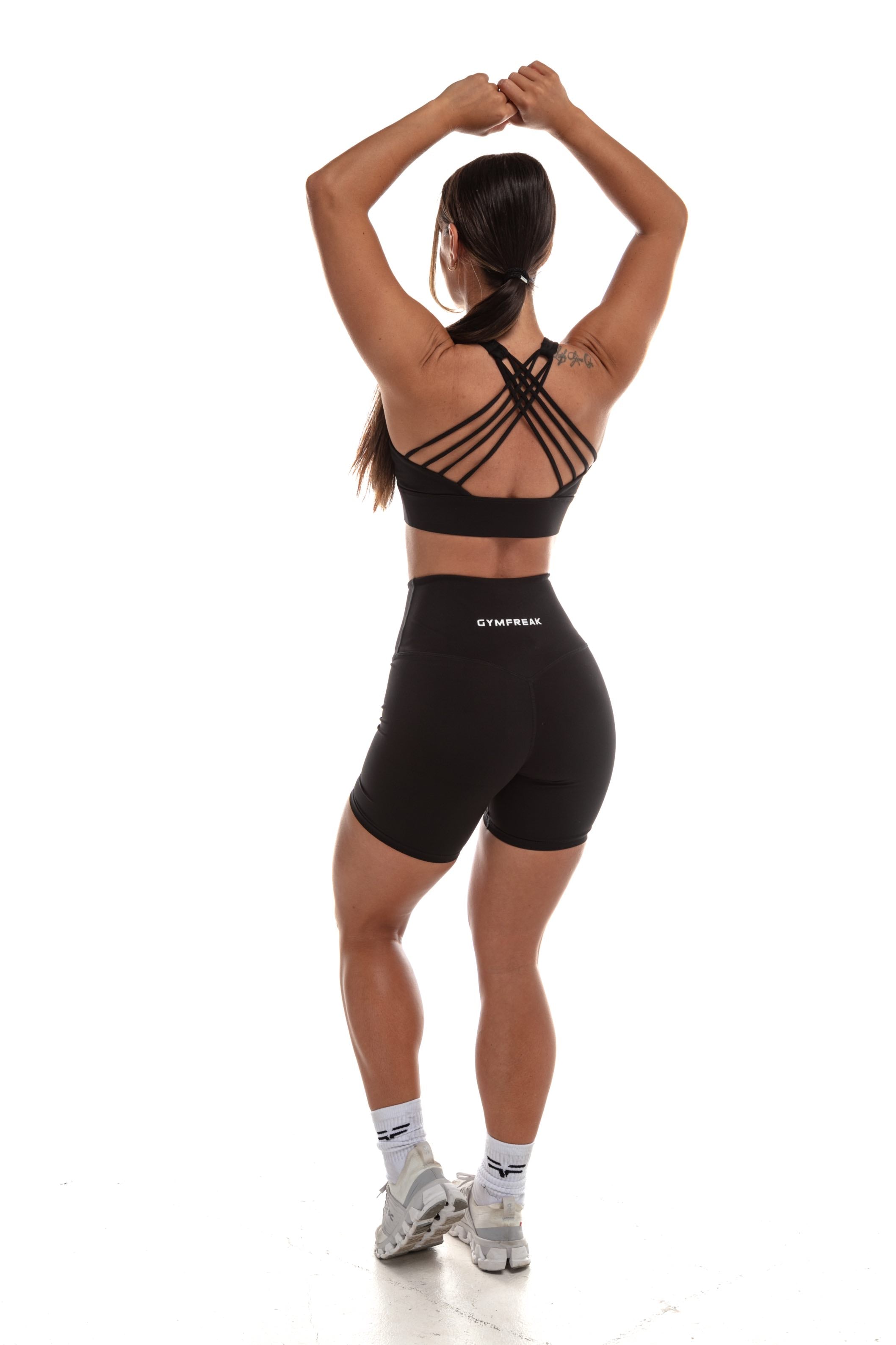 Short GYMFREAK Vision Femme - Noir 6 Pouces/15.24 cms