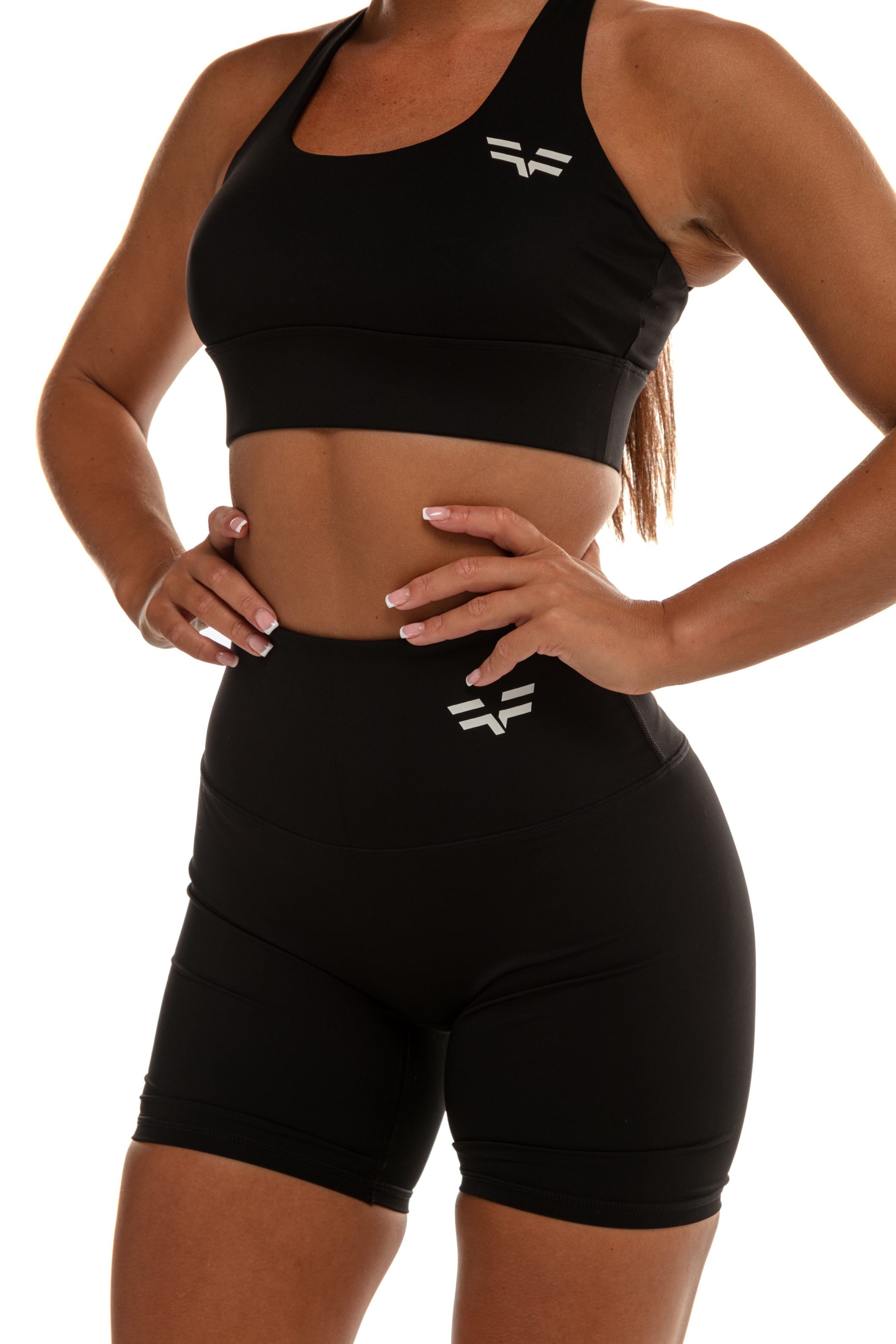 Short GYMFREAK Vision Femme - Noir 6 Pouces/15.24 cms