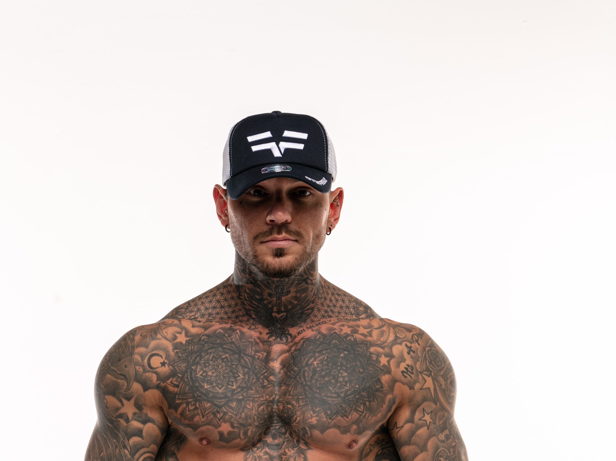 Casquette GymFreak Active - Blanc/Noir - ARRIVAGE BIENTÔT