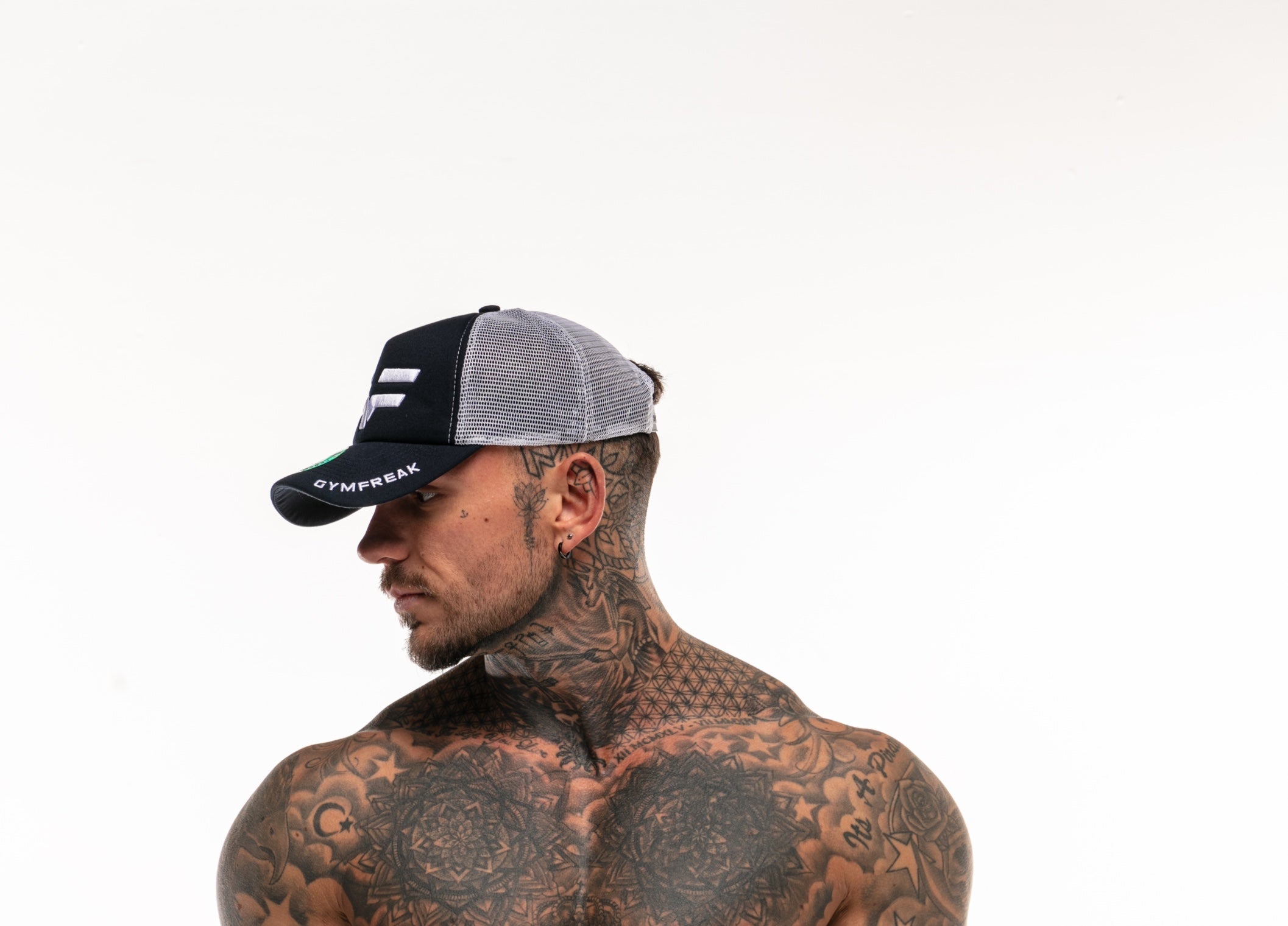 Casquette GymFreak Active - Blanc/Noir - ARRIVAGE BIENTÔT