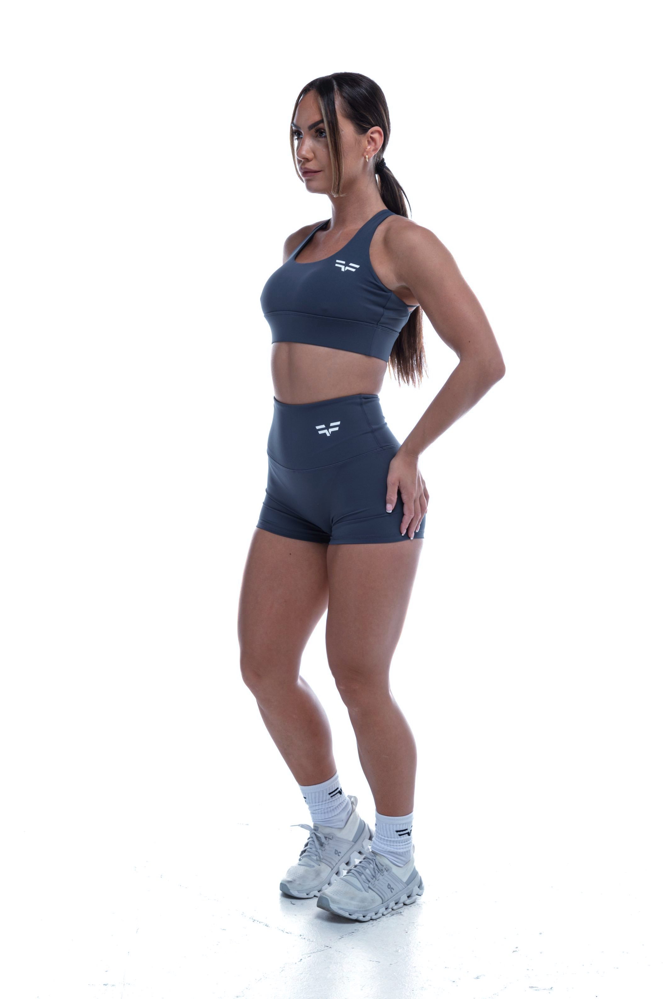 Short GYMFREAK Vision Femme - Bleu 2 Pouces/5.08 cms