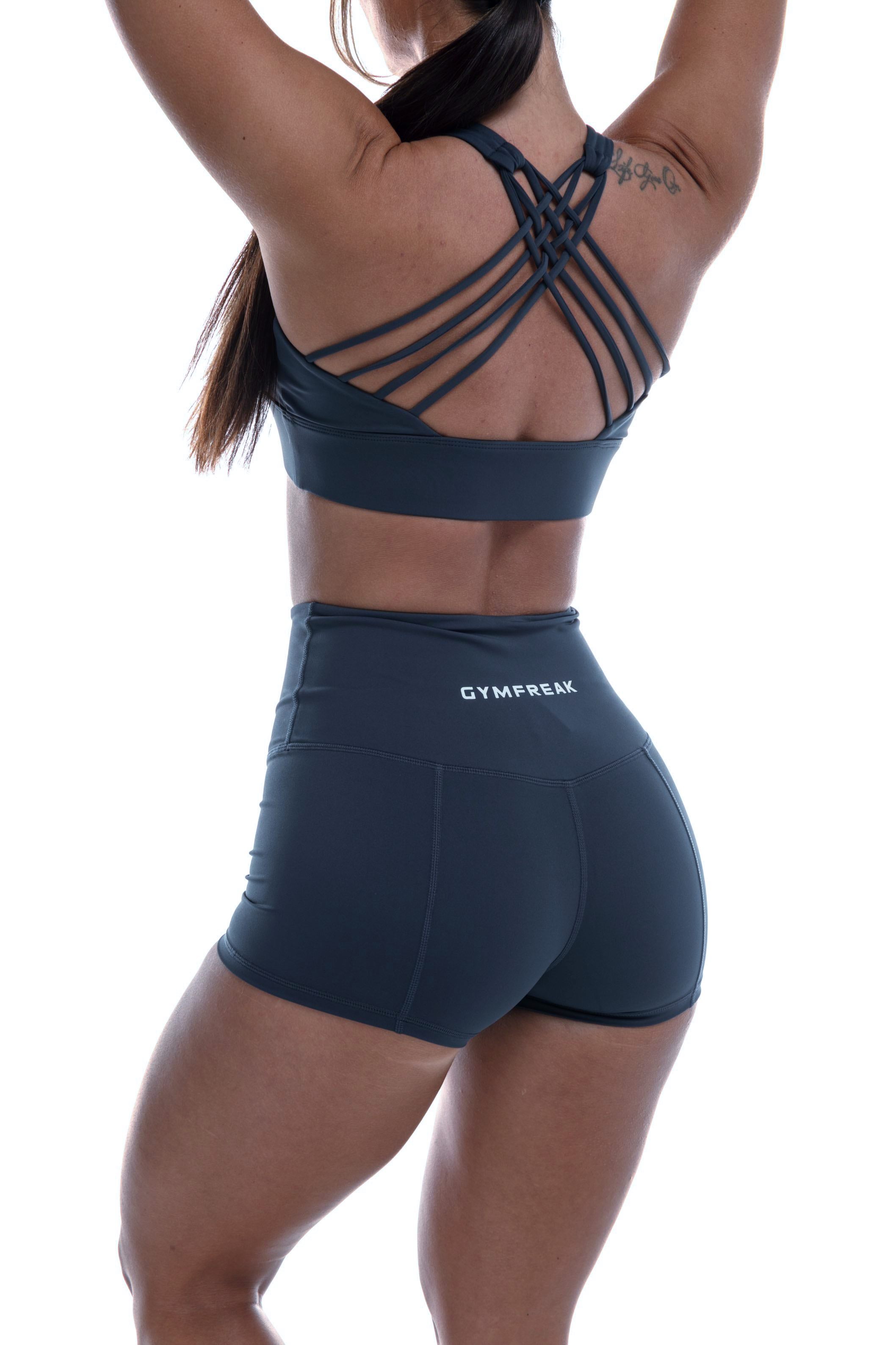 Short GYMFREAK Vision Femme - Bleu 2 Pouces/5.08 cms