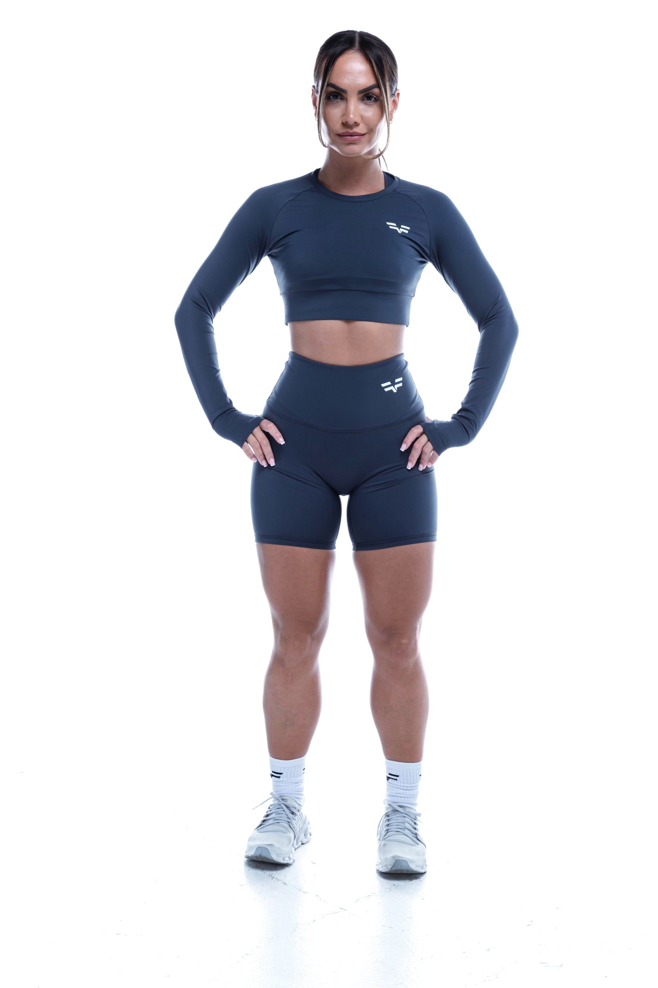 Short GYMFREAK Vision Femme - Bleu 6 Pouces/15.24 cms