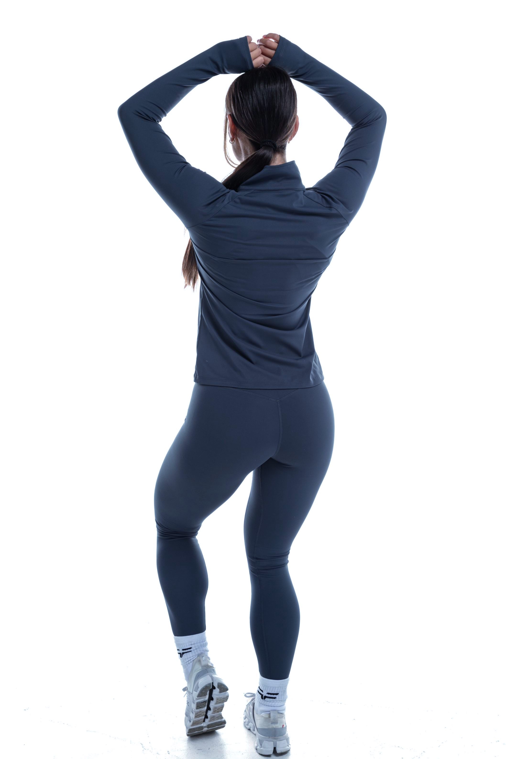 3/4 Zip Top GYMFREAK Vision Femme - Bleu
