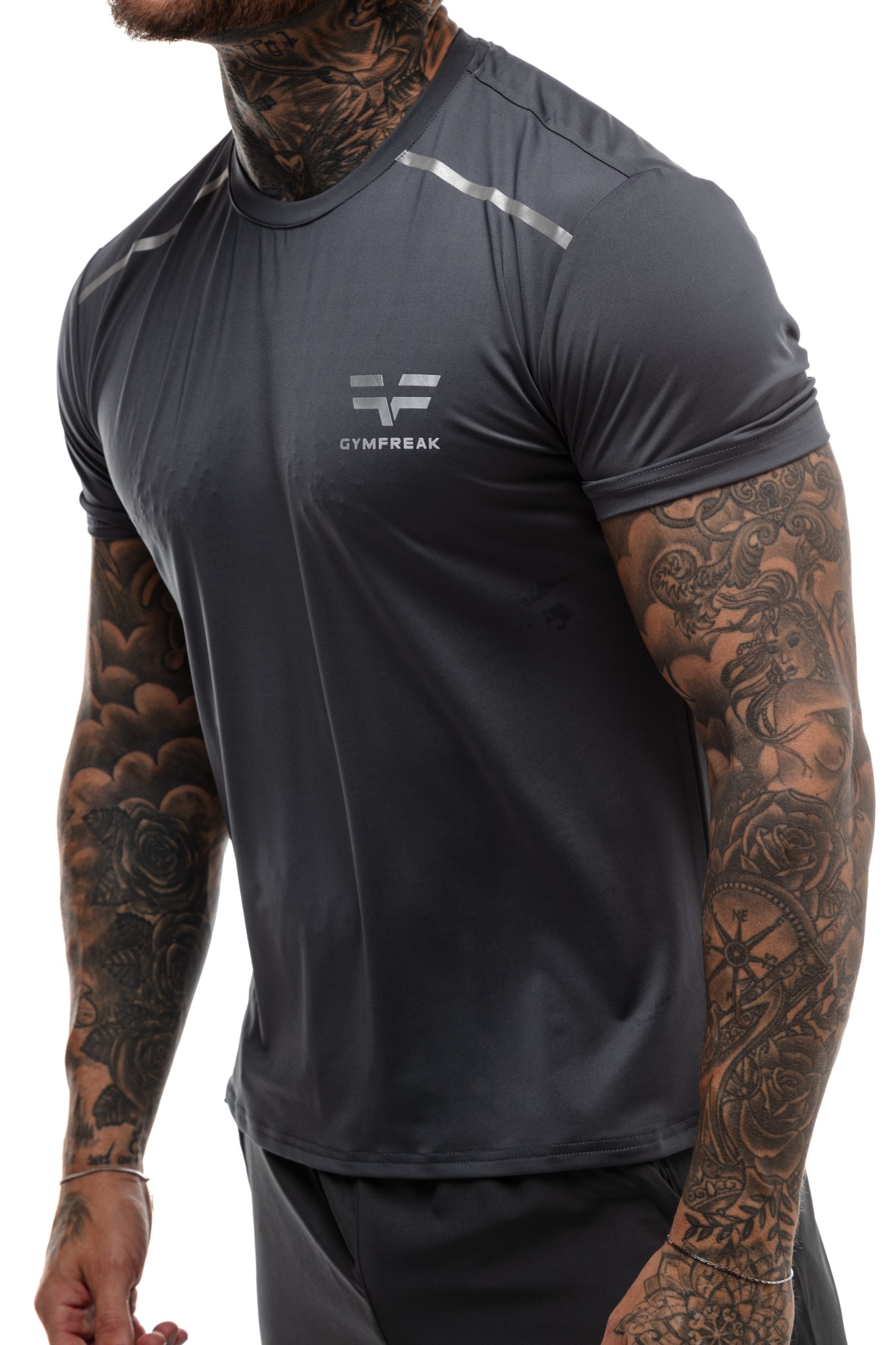 T-Shirt GYMFREAK Fusion Homme - Charbon