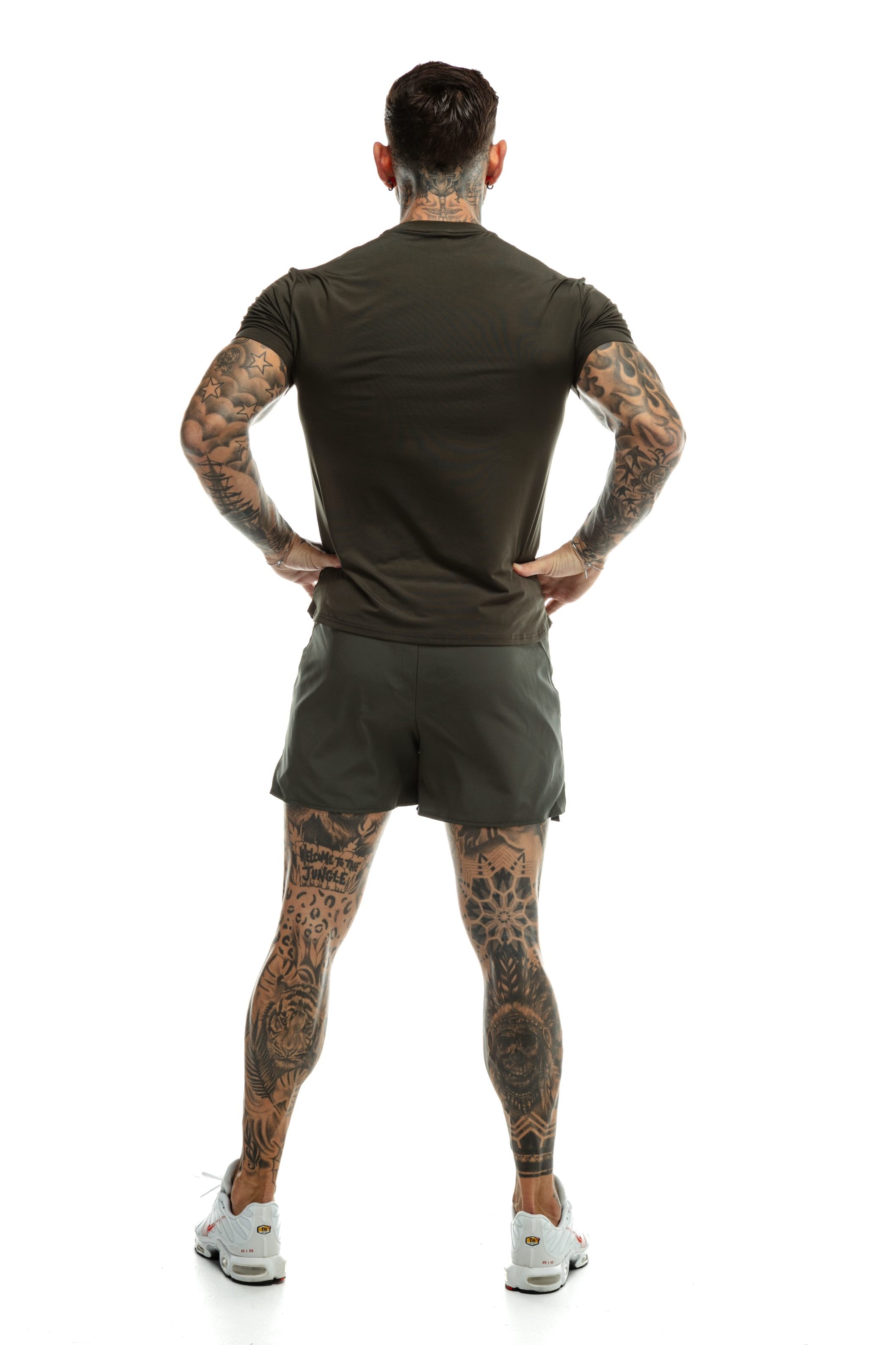 T-Shirt GYMFREAK Fusion Homme - Khaki