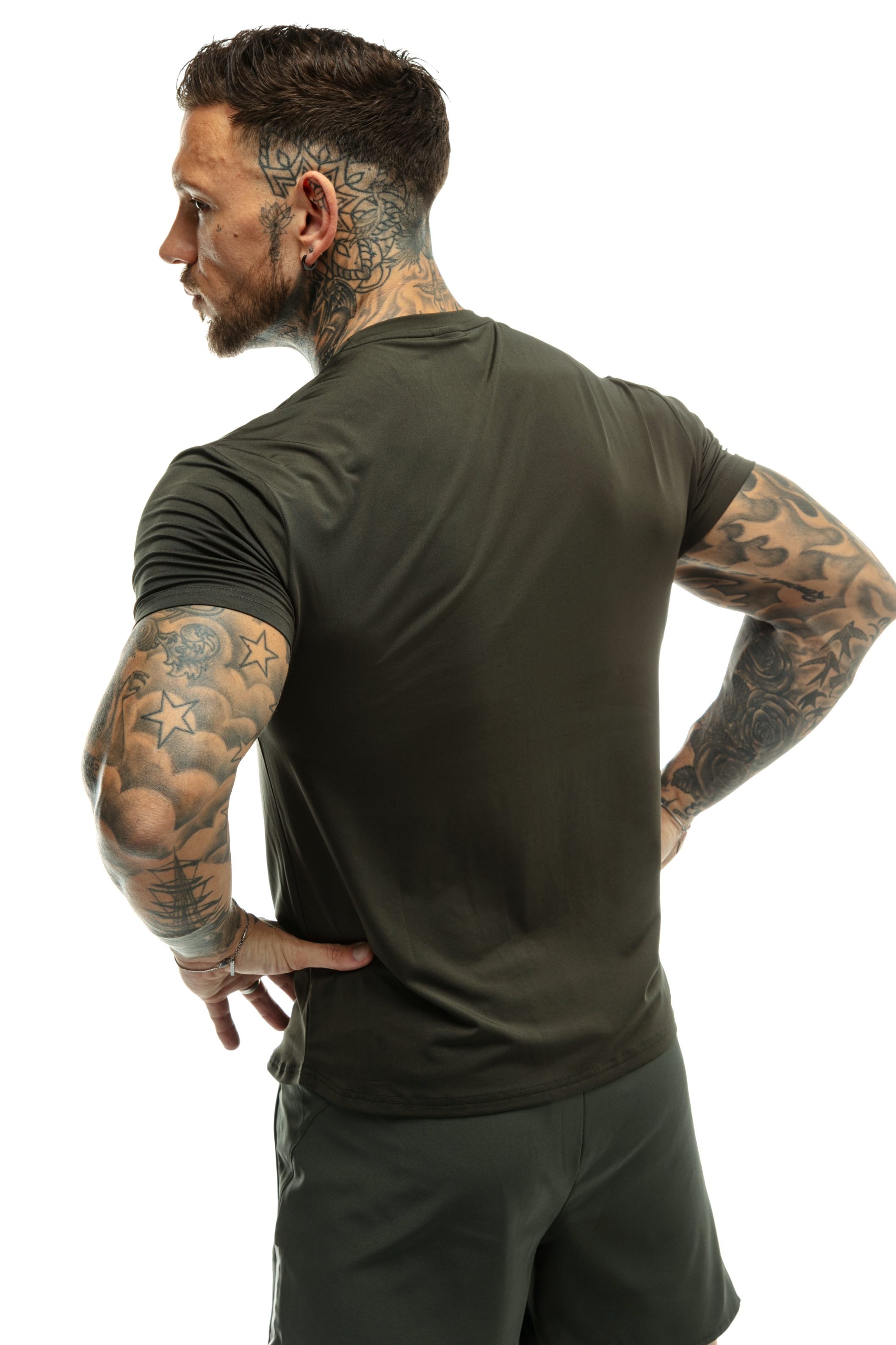 T-Shirt GYMFREAK Fusion Homme - Khaki