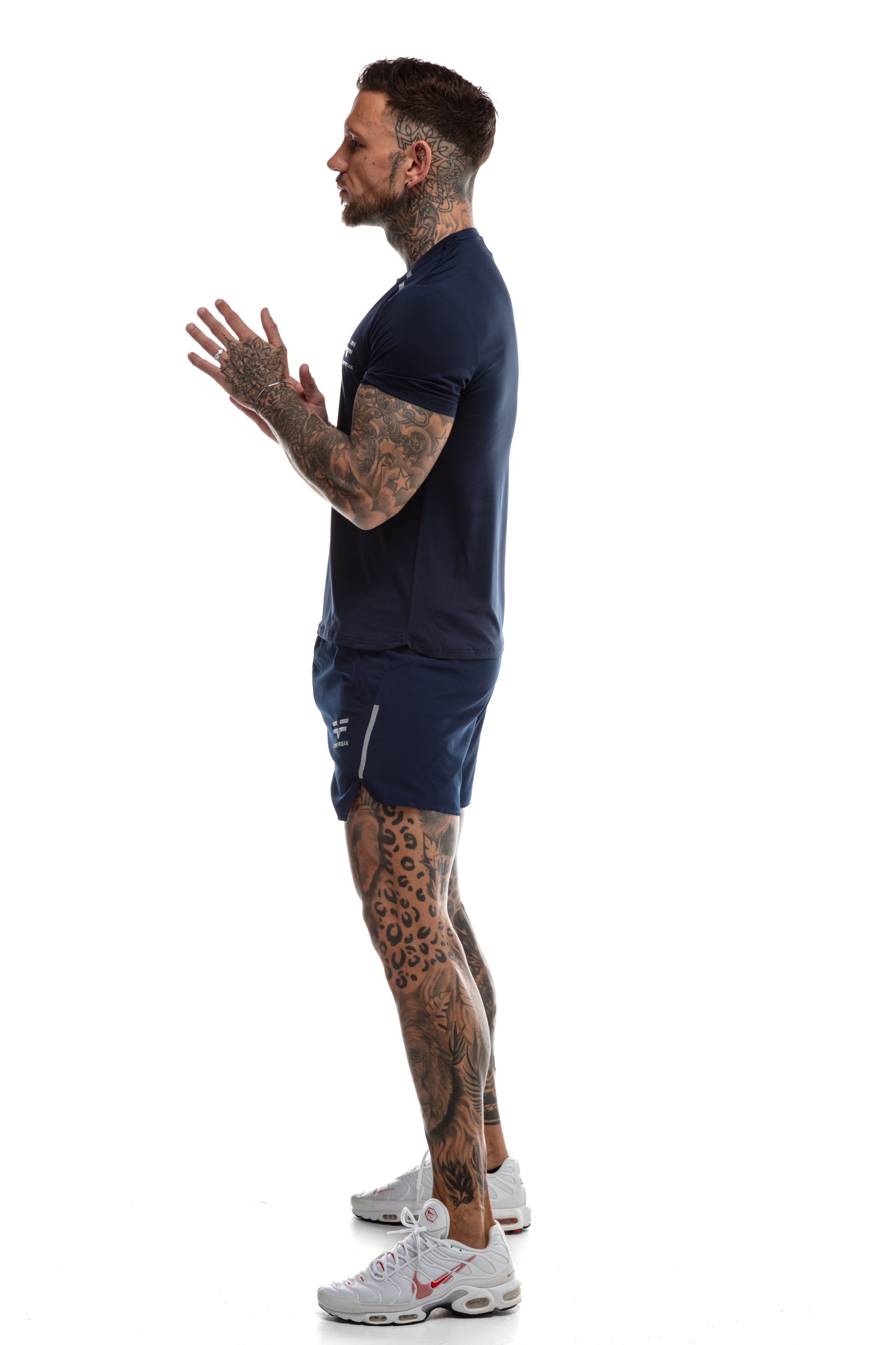 T-Shirt GYMFREAK Fusion Homme - Bleu Marine