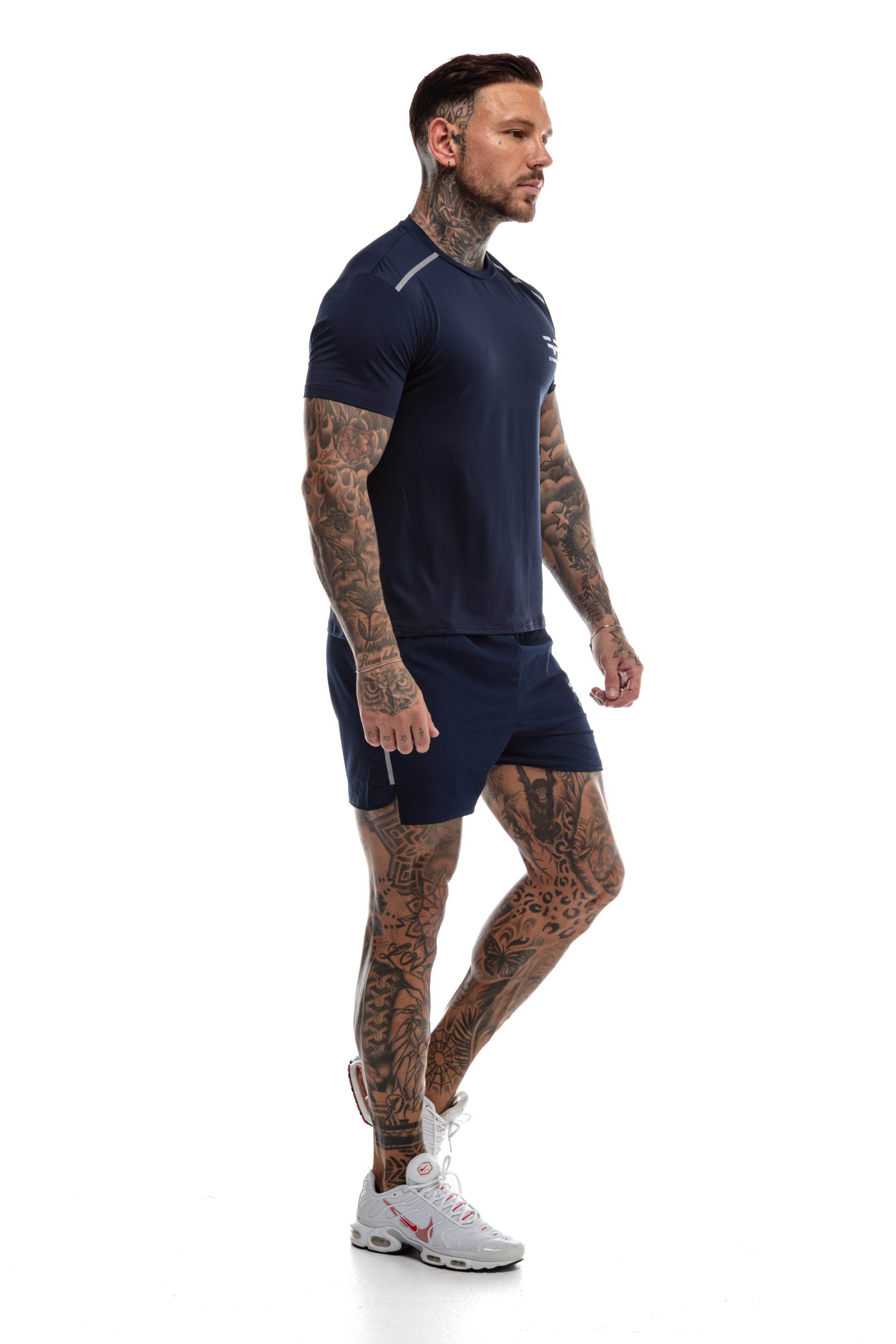 T-Shirt GYMFREAK Fusion Homme - Bleu Marine