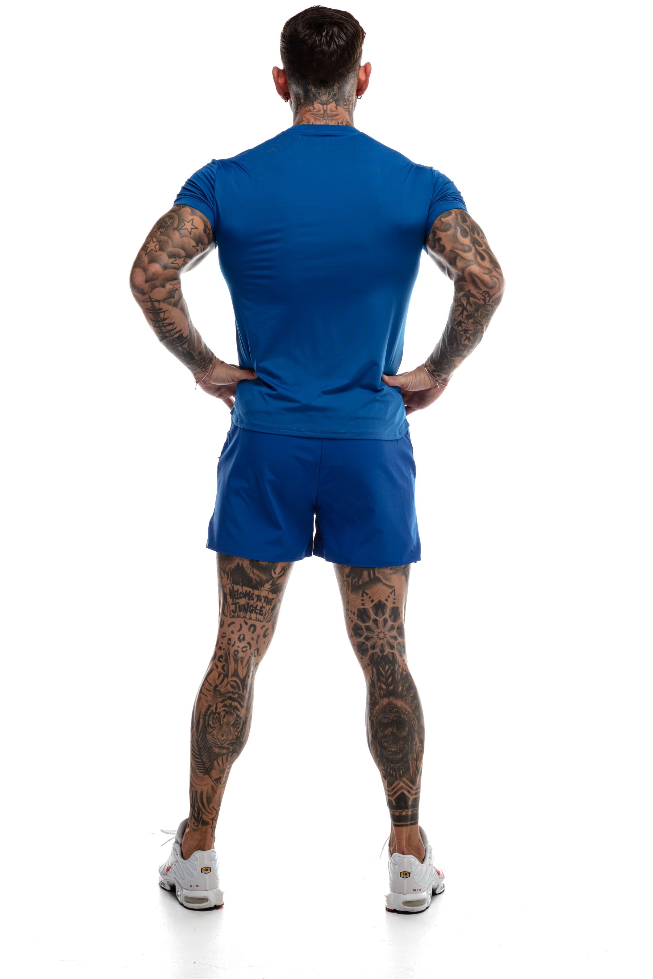 T-Shirt GYMFREAK Fusion Homme - Bleu Royale