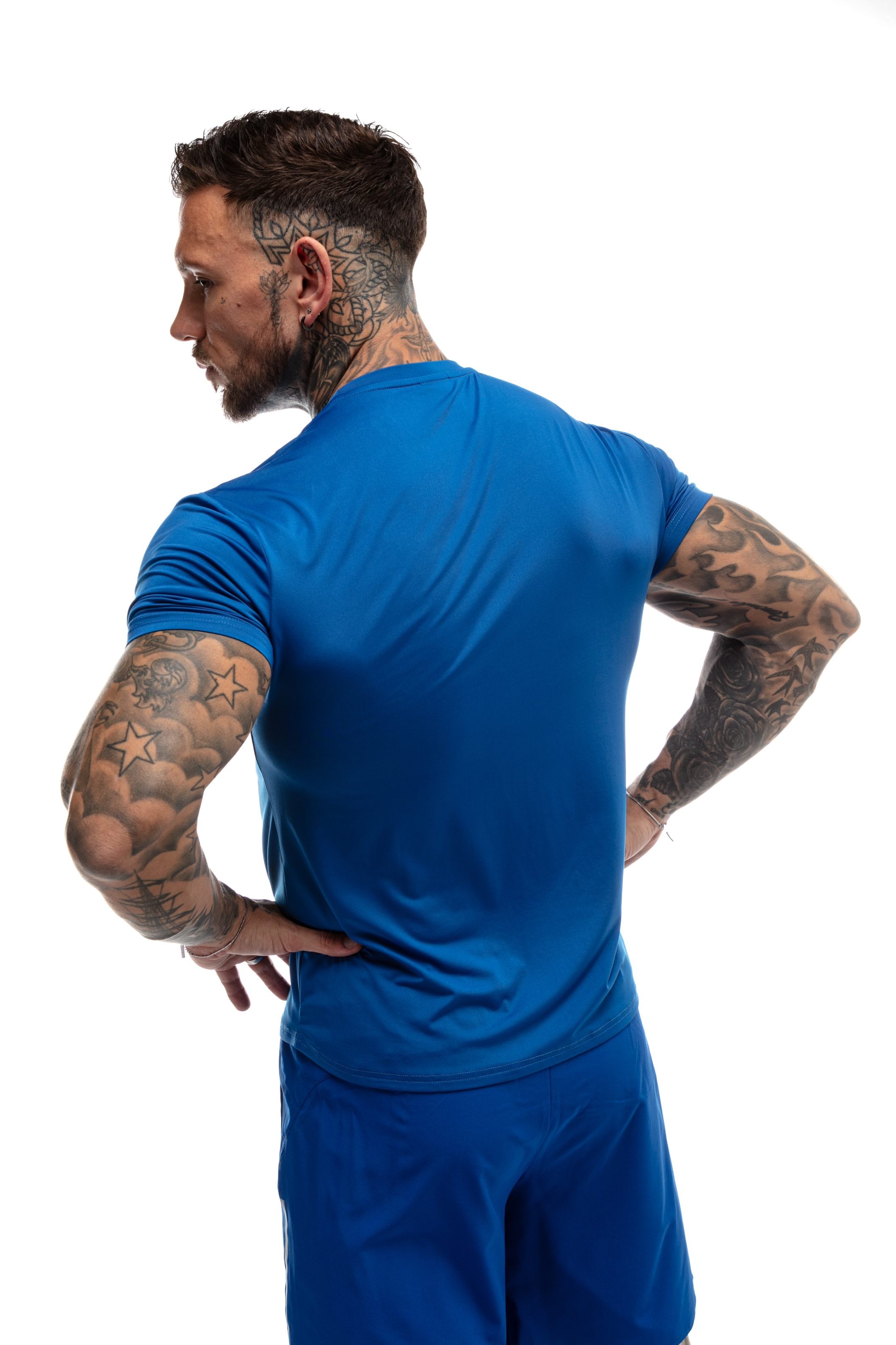 T-Shirt GYMFREAK Fusion Homme - Bleu Royale