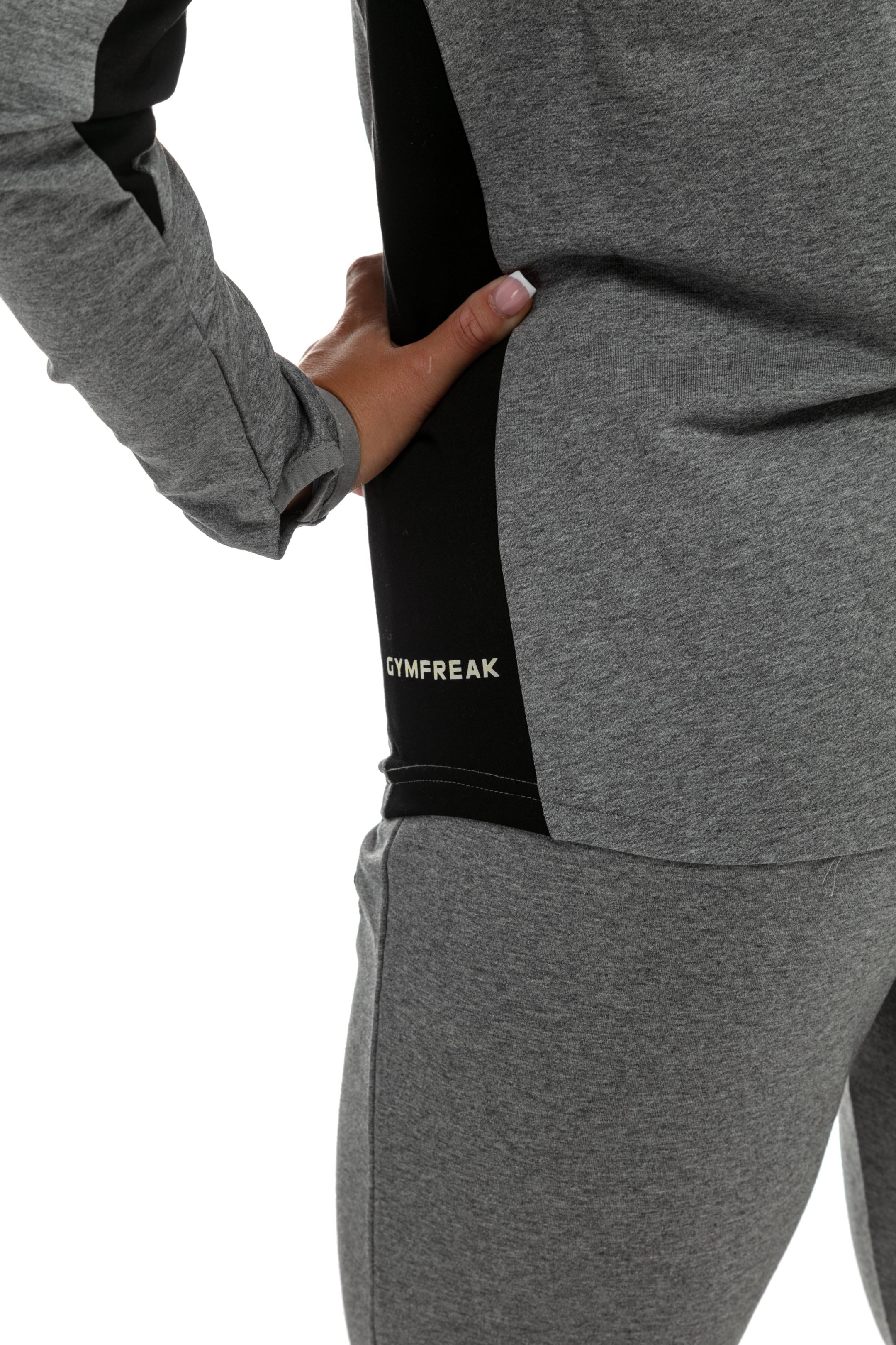 Sweat à capuche GYMFREAK Active femme - Gris