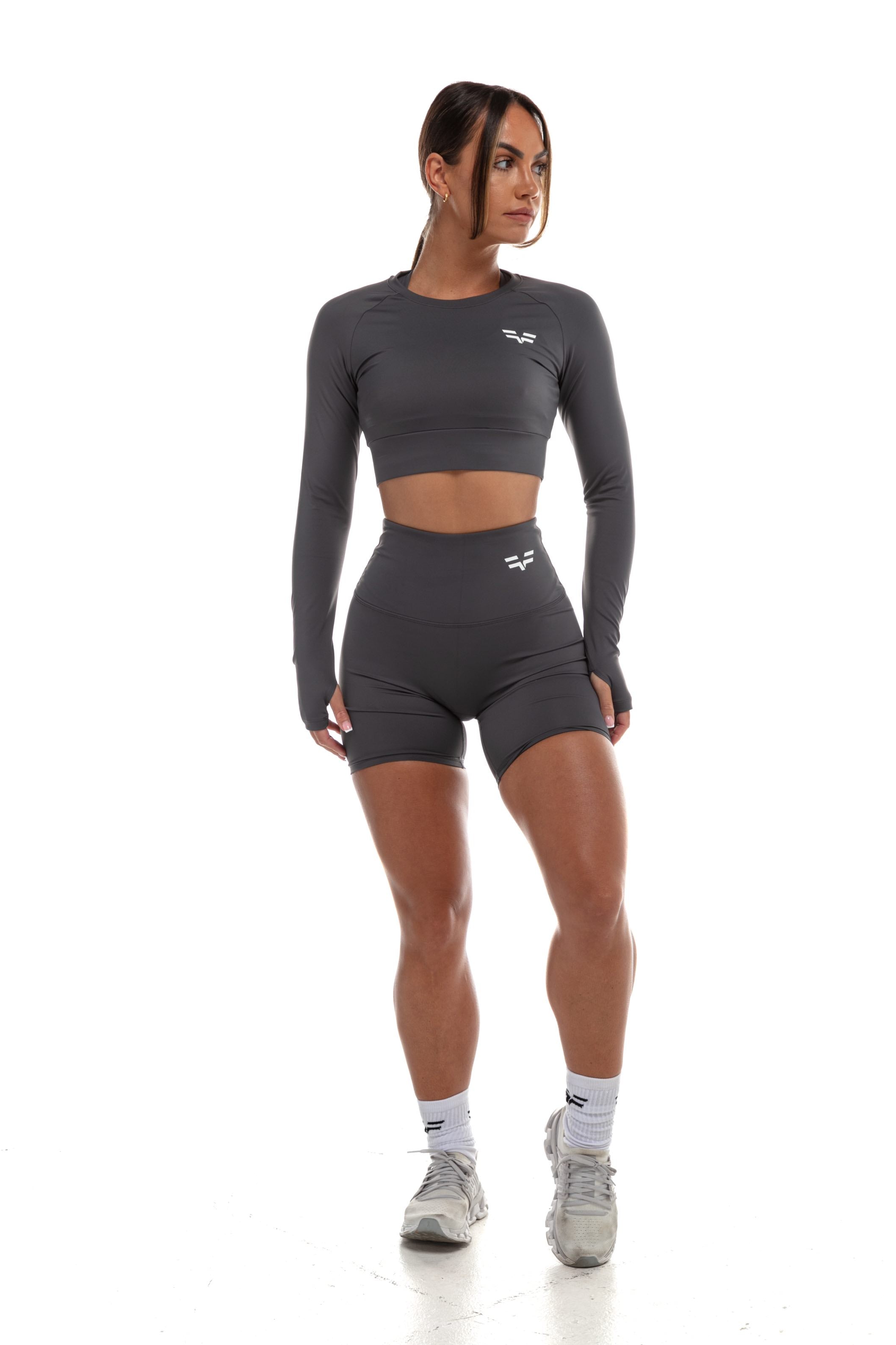 Haut Court GYMFREAK Vision Femme - Gris