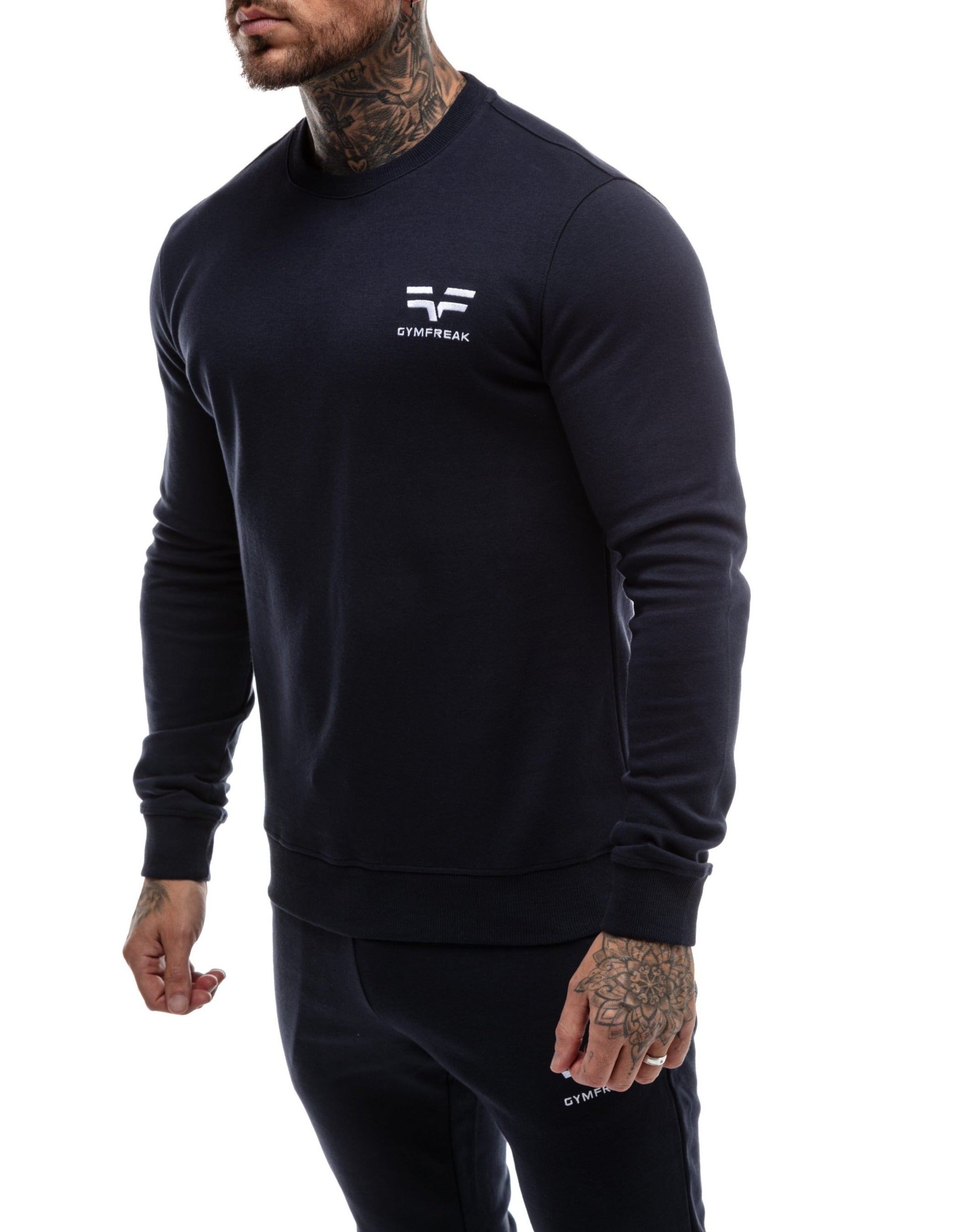Sweatshirt GYMFREAK Power Homme- Bleu Marine