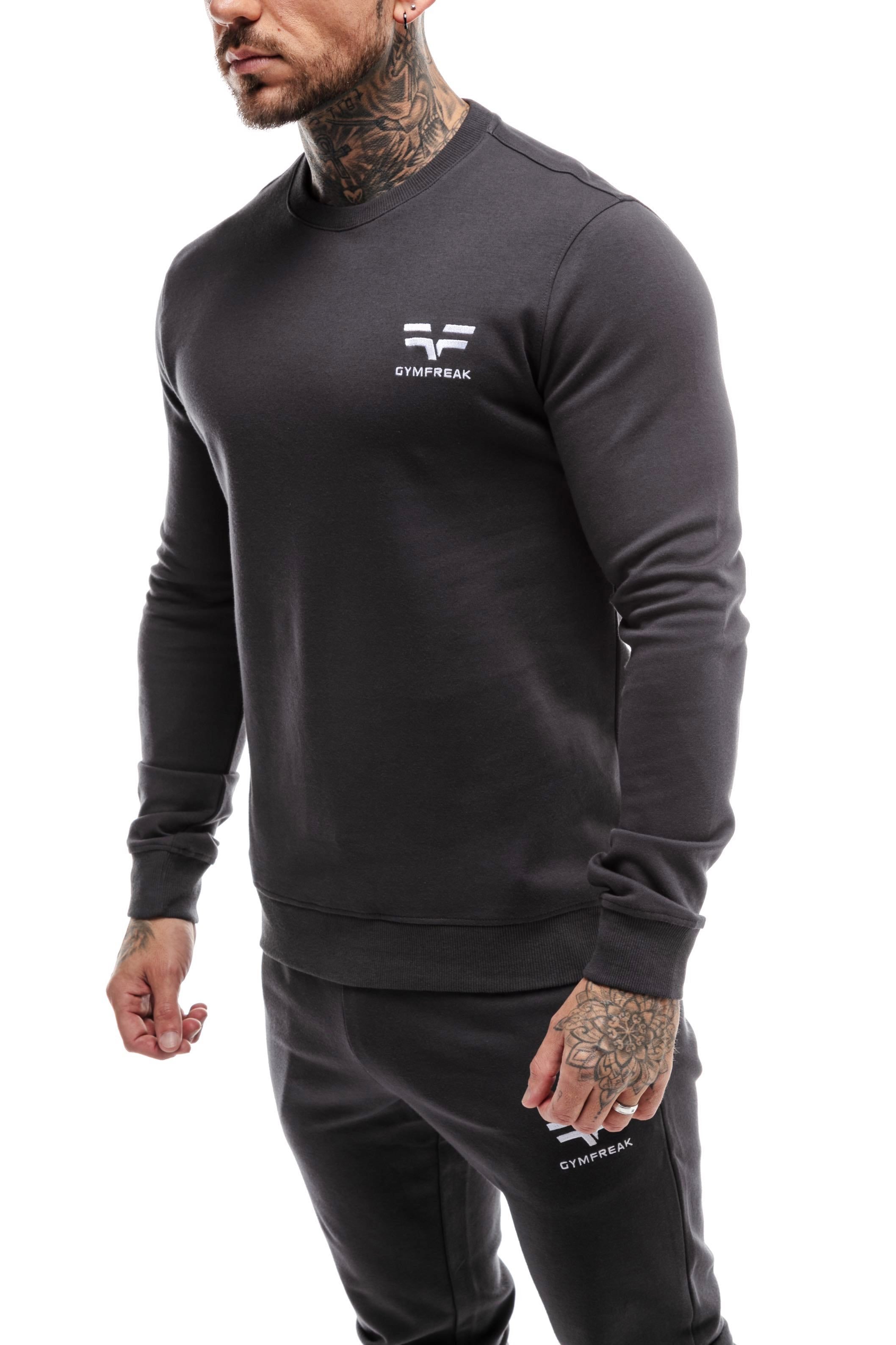 Sweatshirt GYMFREAK Power Homme - Charbon