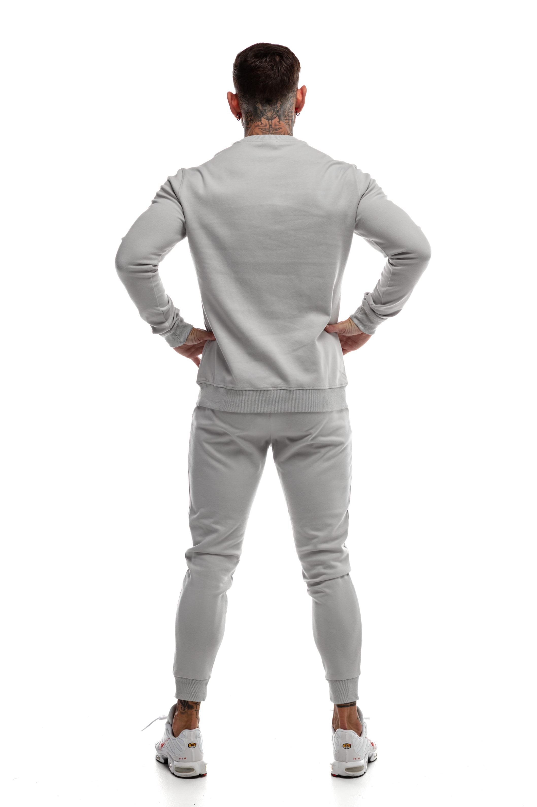 Sweatshirt GYMFREAK Power Homme - Gris Clair