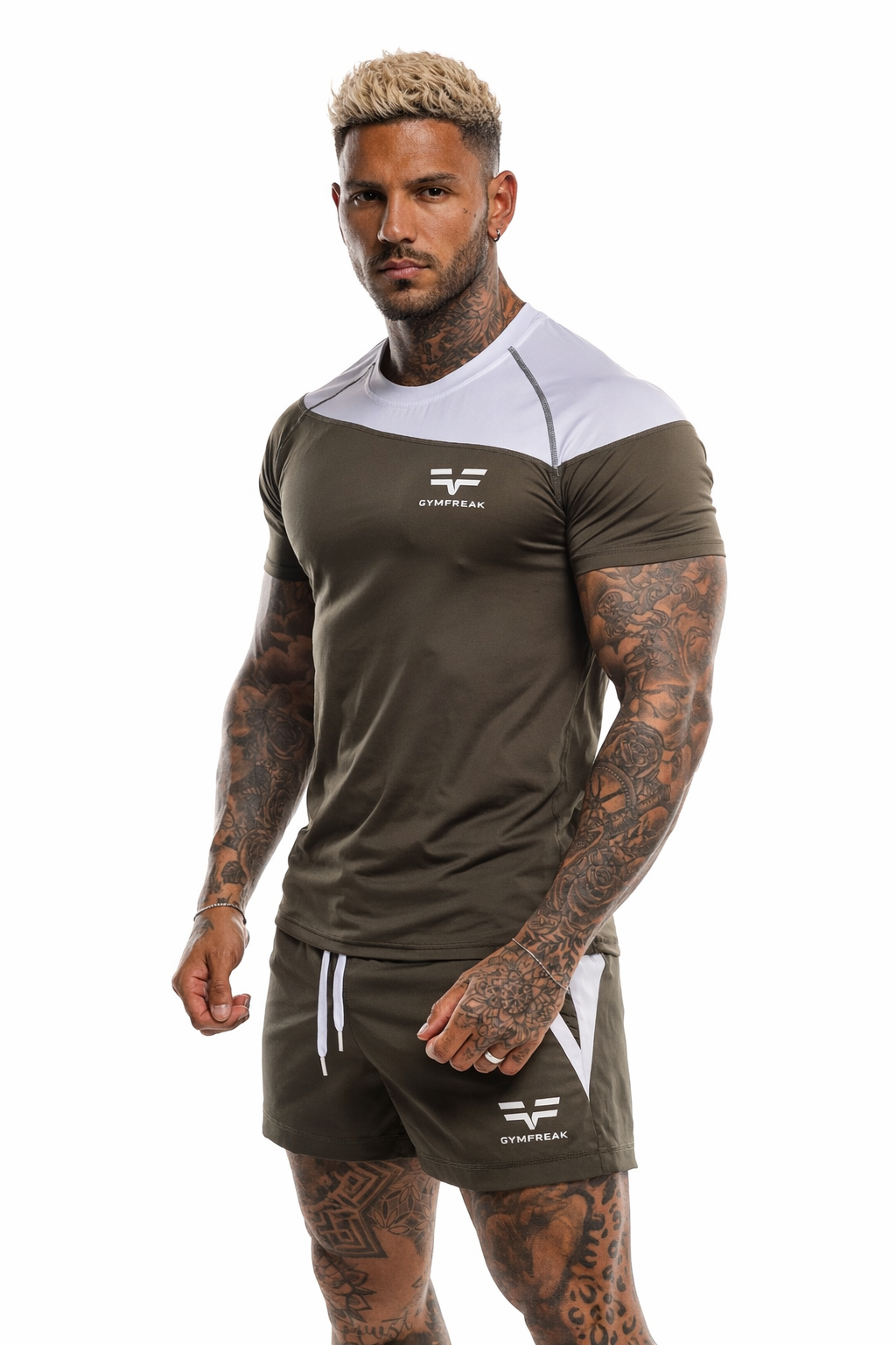 T-Shirt GYMFREAK Pro Homme - Khaki