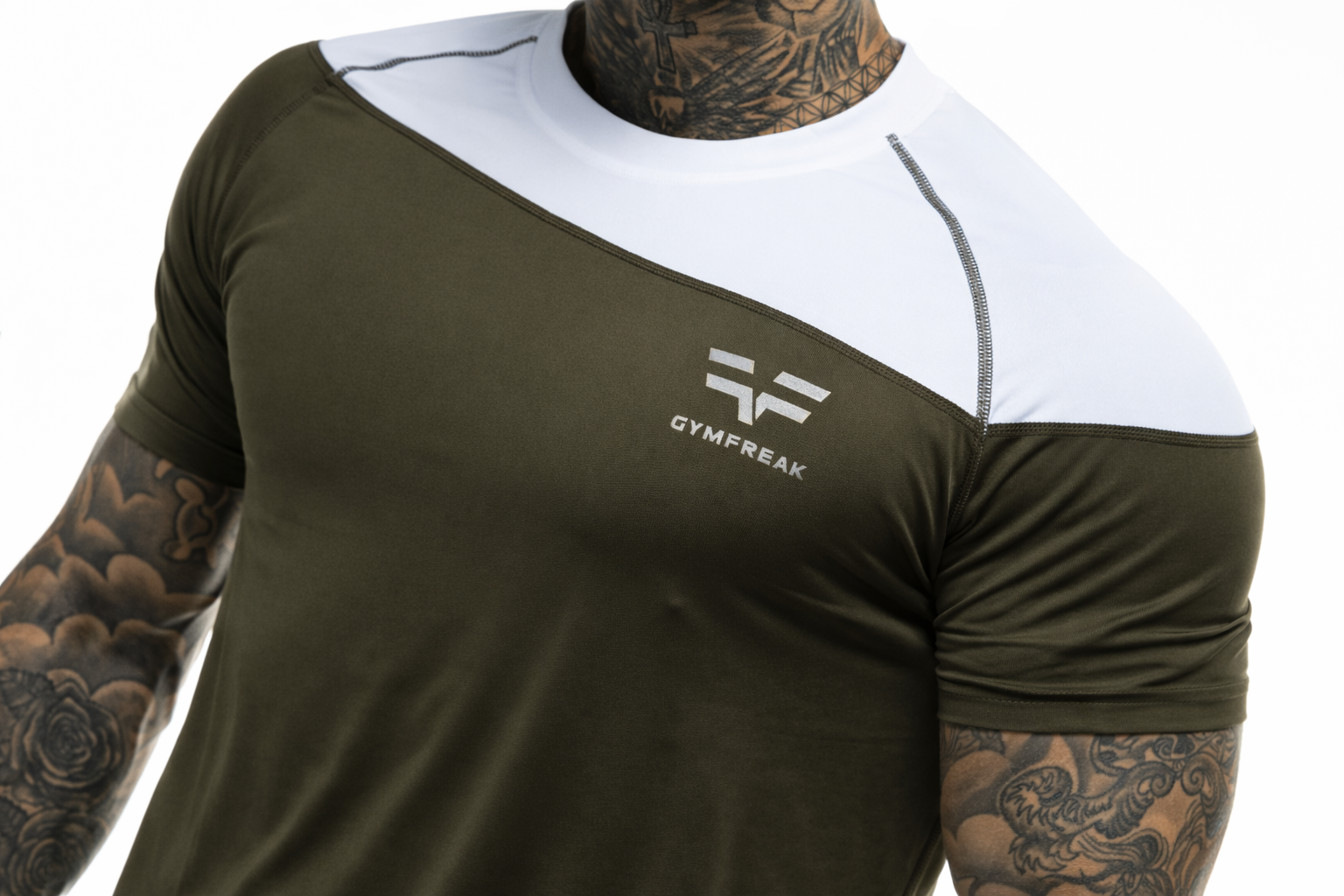 T-Shirt GYMFREAK Pro Homme - Khaki