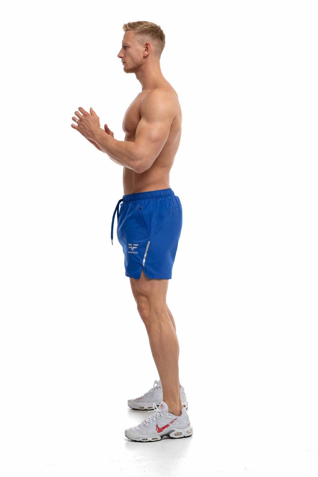 Short GYMFREAK Fusion Homme - Bleu Royale - 3.5 pouces/8.89cms