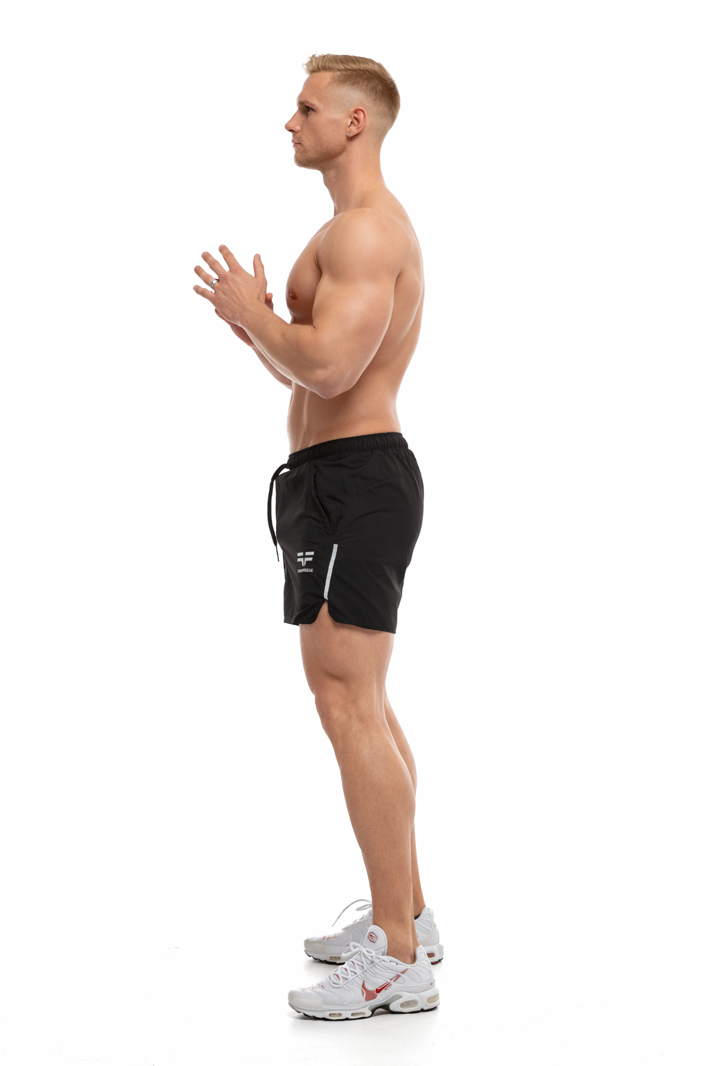 Short GYMFREAK Fusion Homme - Noir - 3.5 pouces/8.89cms
