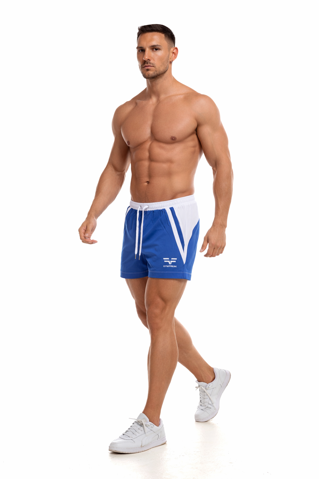 Short GYMFREAK Pro Homme - Bleu - 3.5 pouces/8.89cms