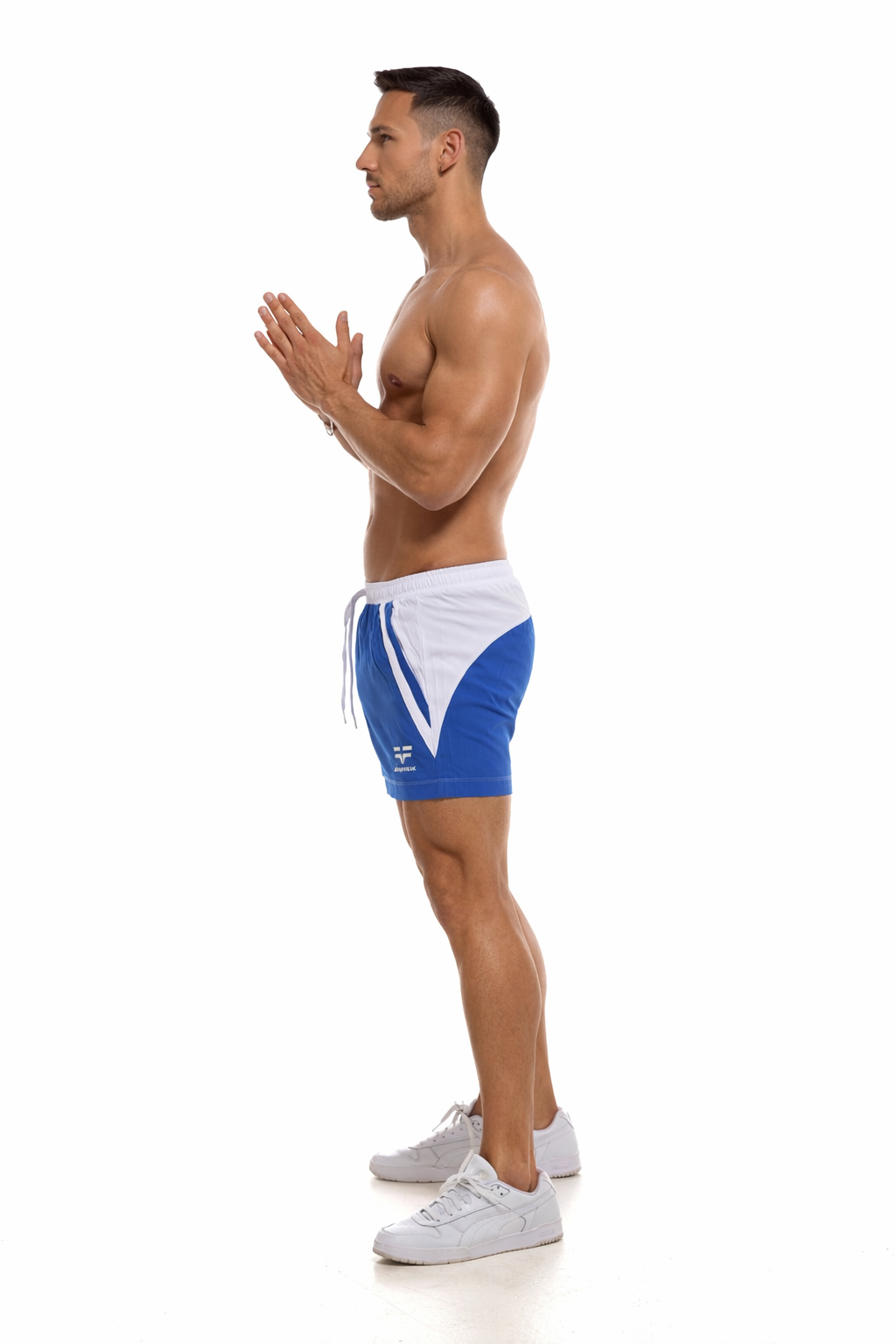 Short GYMFREAK Pro Homme - Bleu - 3.5 pouces/8.89cms