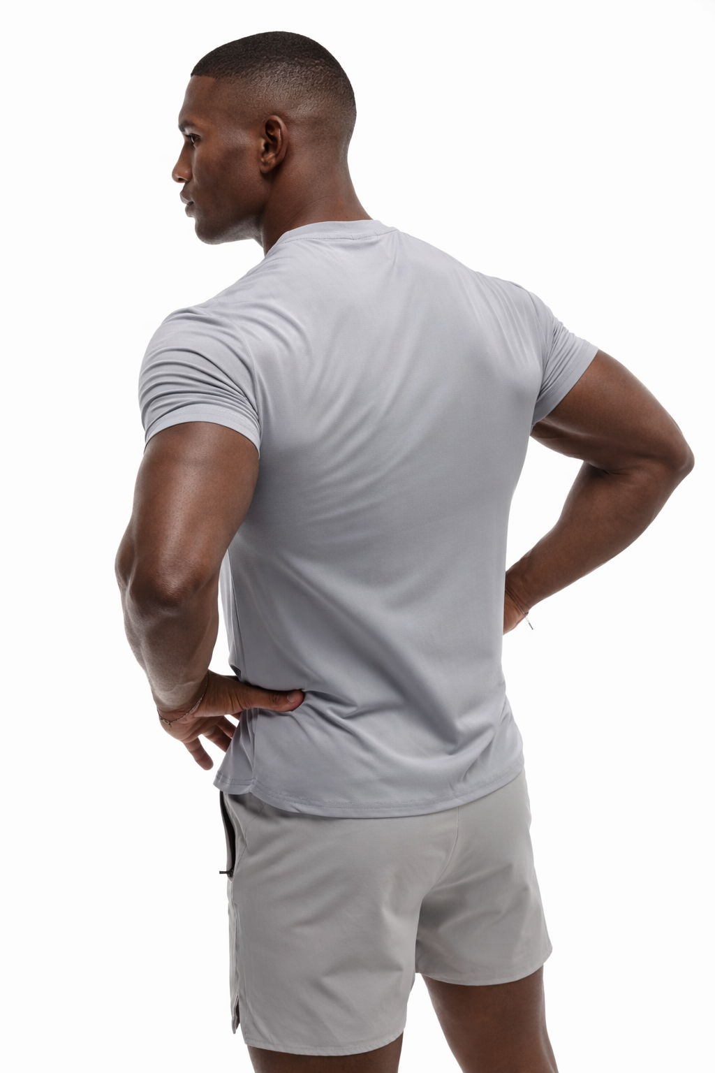 T-Shirt GYMFREAK Fusion Homme - Gris Clair