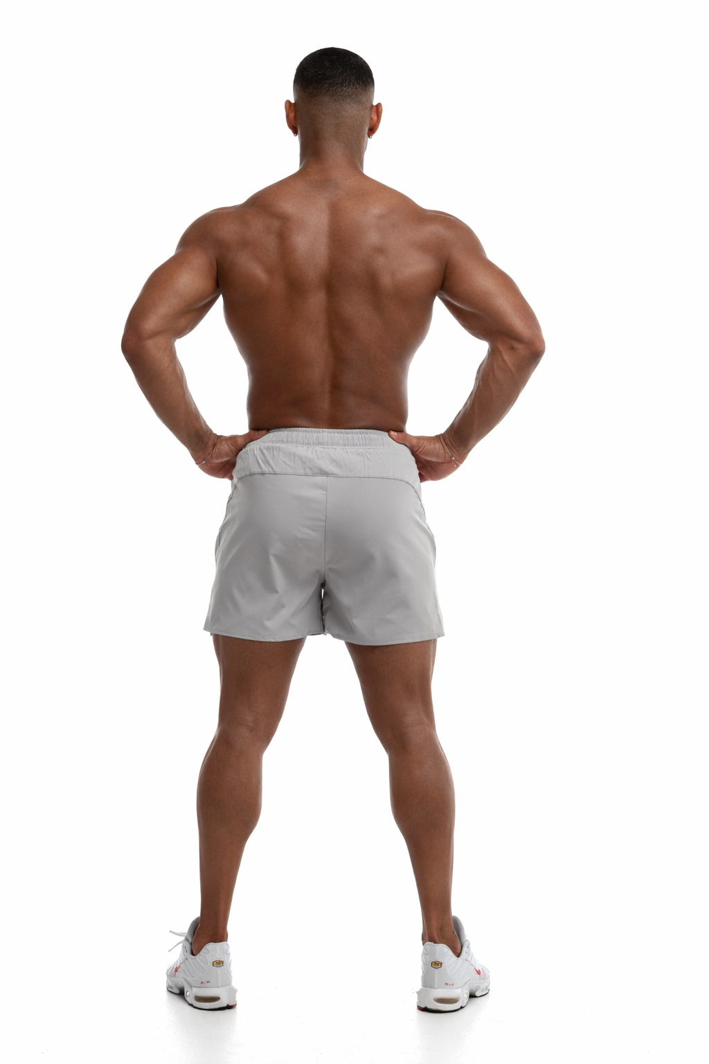 Short GYMFREAK Fusion Homme - Gris clair - 3.5 pouces/8.89cms