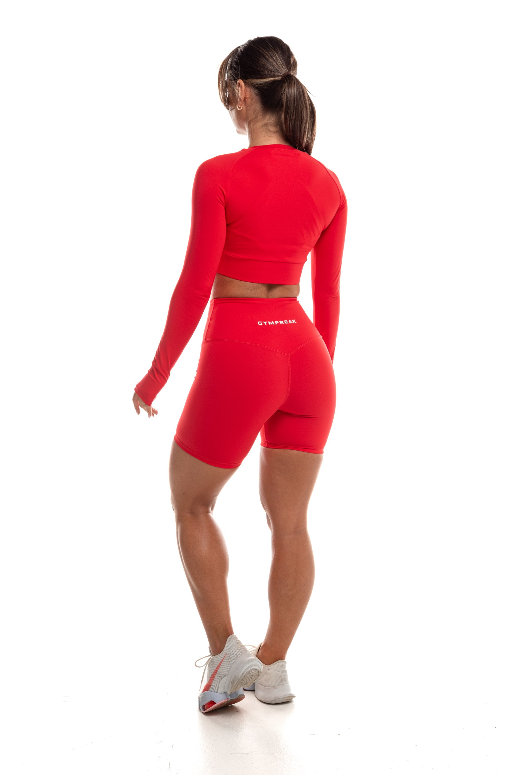 Haut Court GymFreak Vision Femme - Rouge