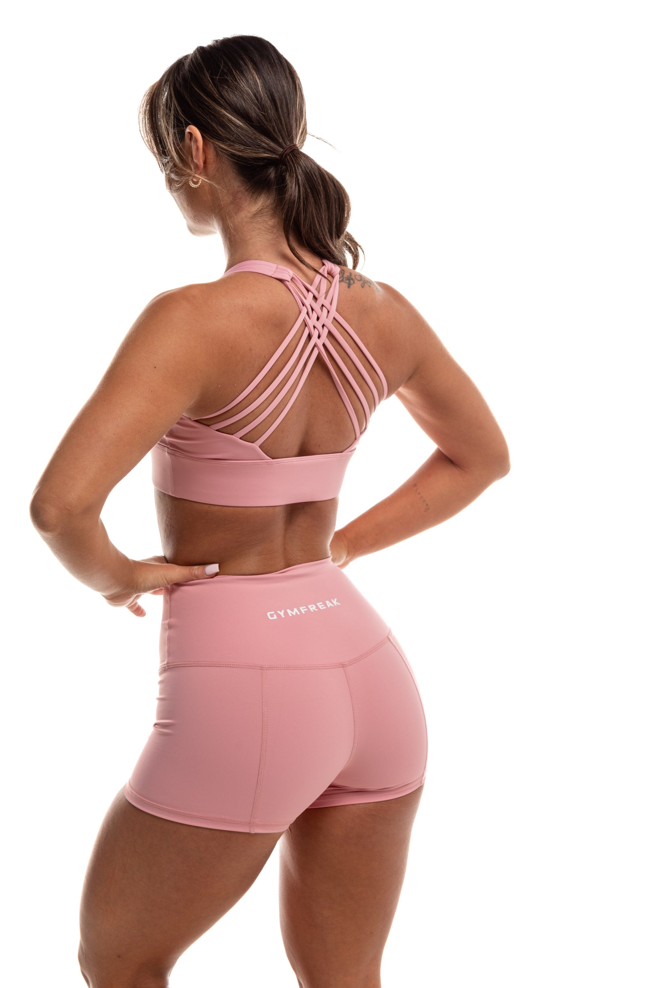 Short GYMFREAK Vision Femme - Rose 2 Pouces/5.08 cms
