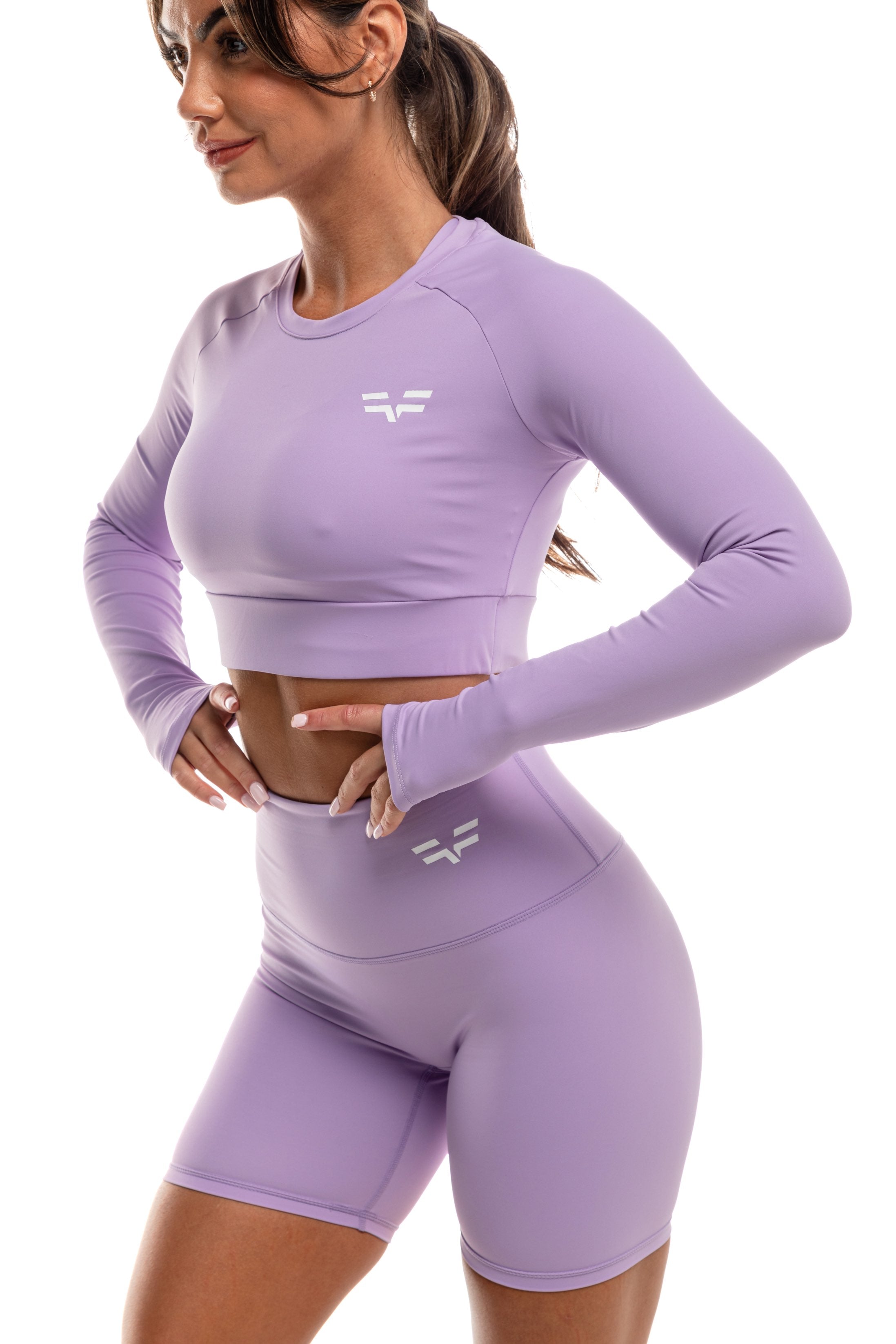Short GYMFREAK Vision Femme - Violet 6 Pouces/15.24 cms