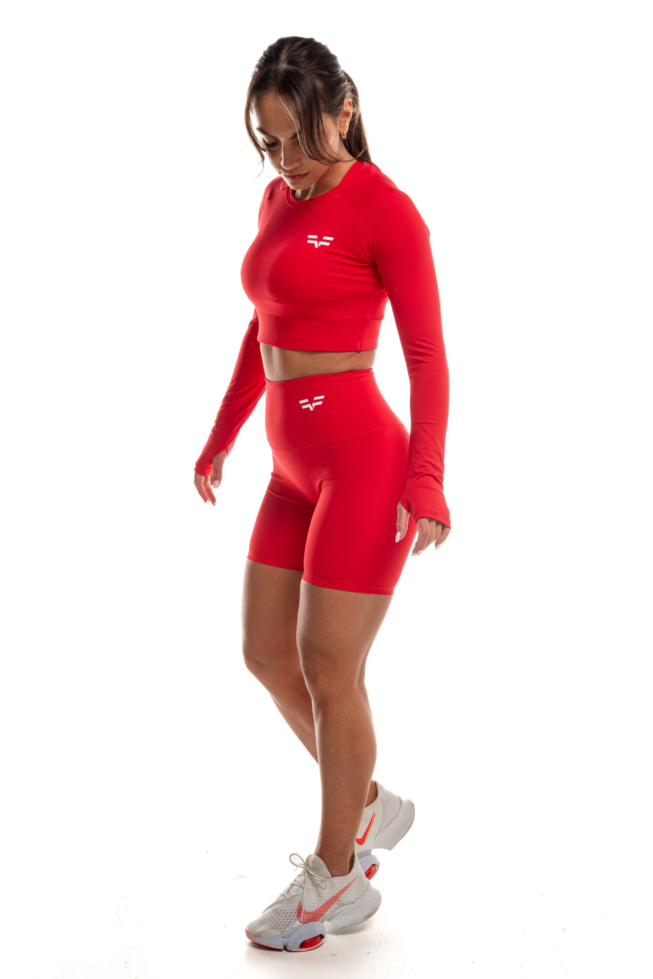 Short GYMFREAK Vision Femme - Rouge 6 Pouces/15.24 cms